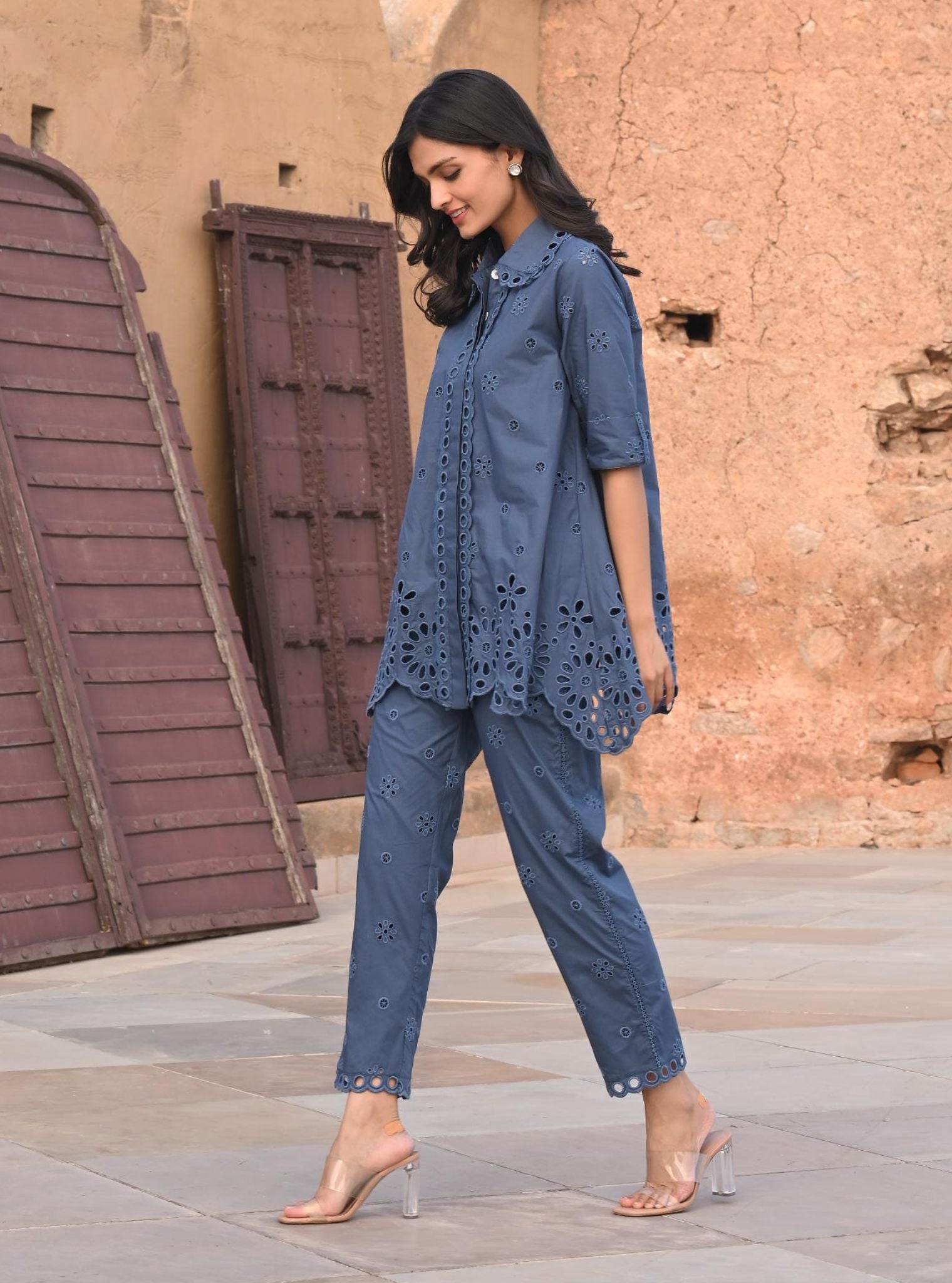 Carlisle Supima Cotton Navy Co-ord Set