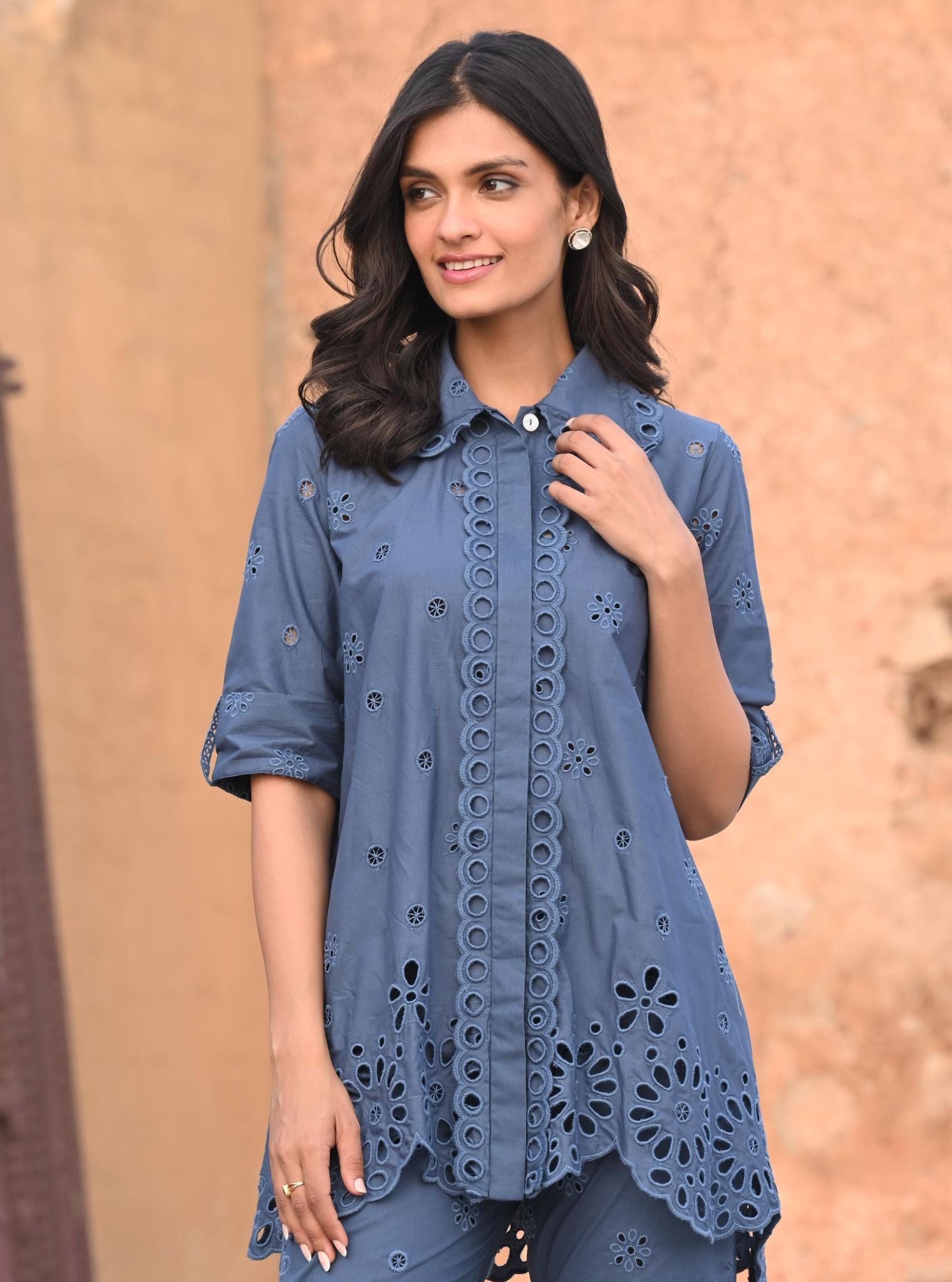 Carlisle Supima Cotton Navy Co-ord Set