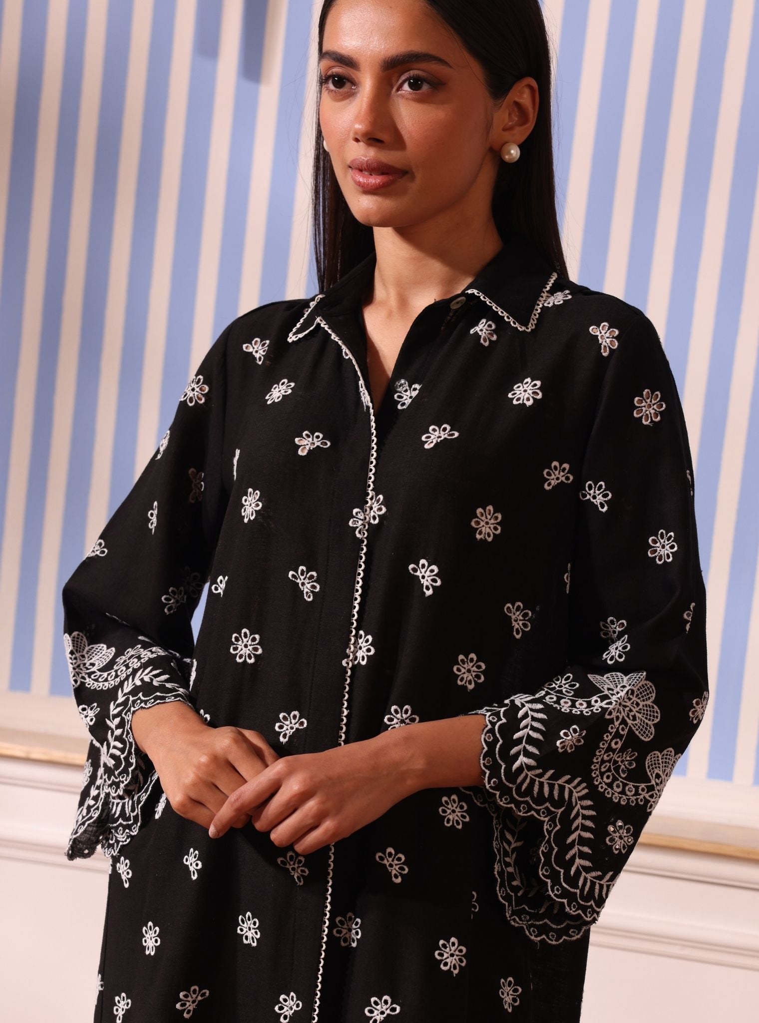 Odin Linen Black Co-ord Set