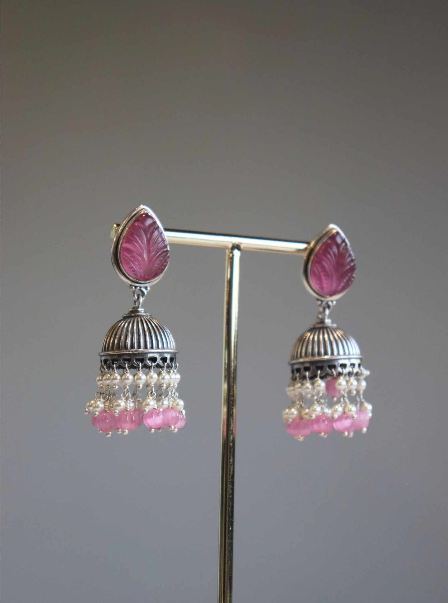 Pure Silver Aabha Jhumki