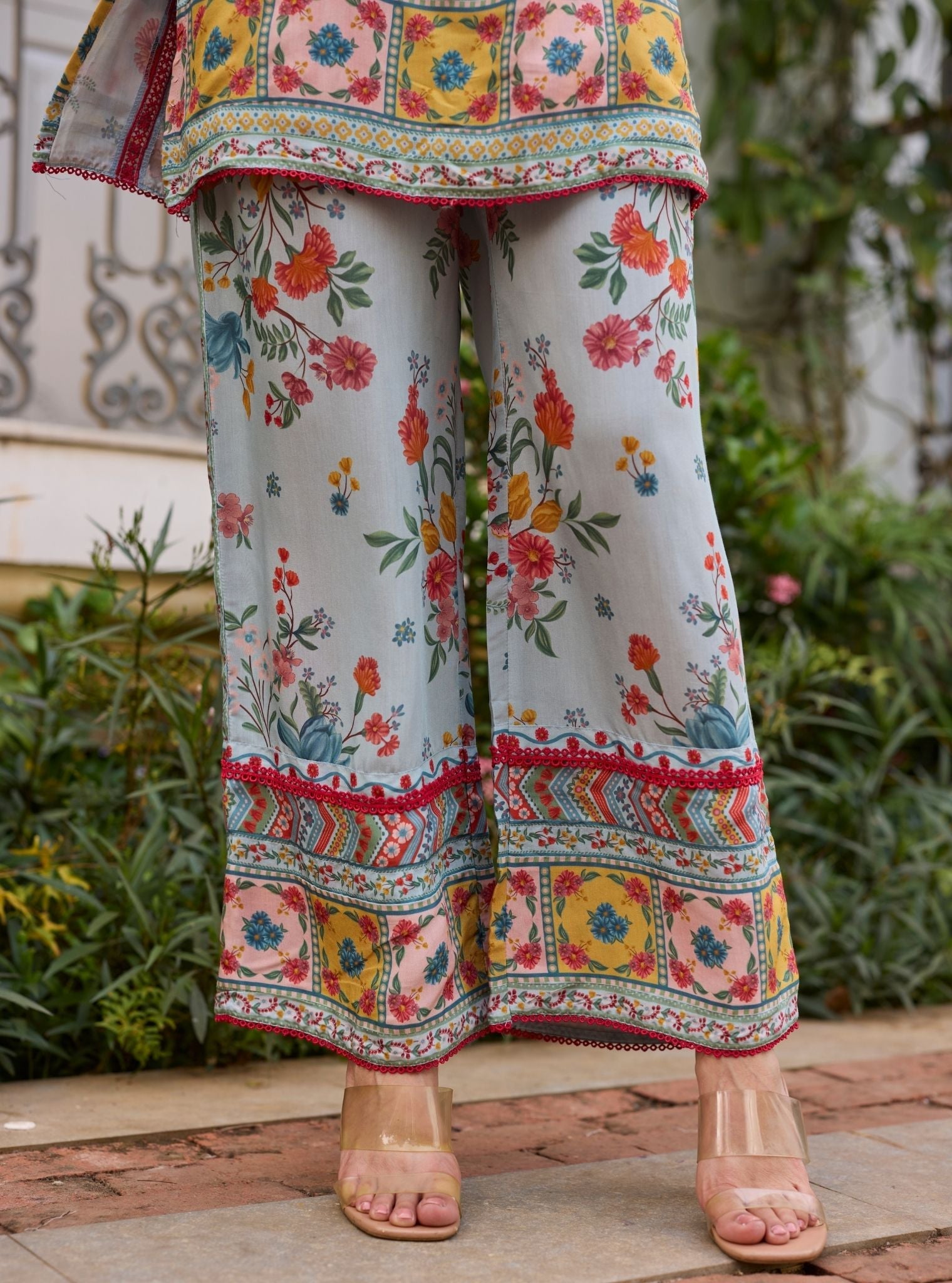 Kamala Lawn Blue Co-ord Set