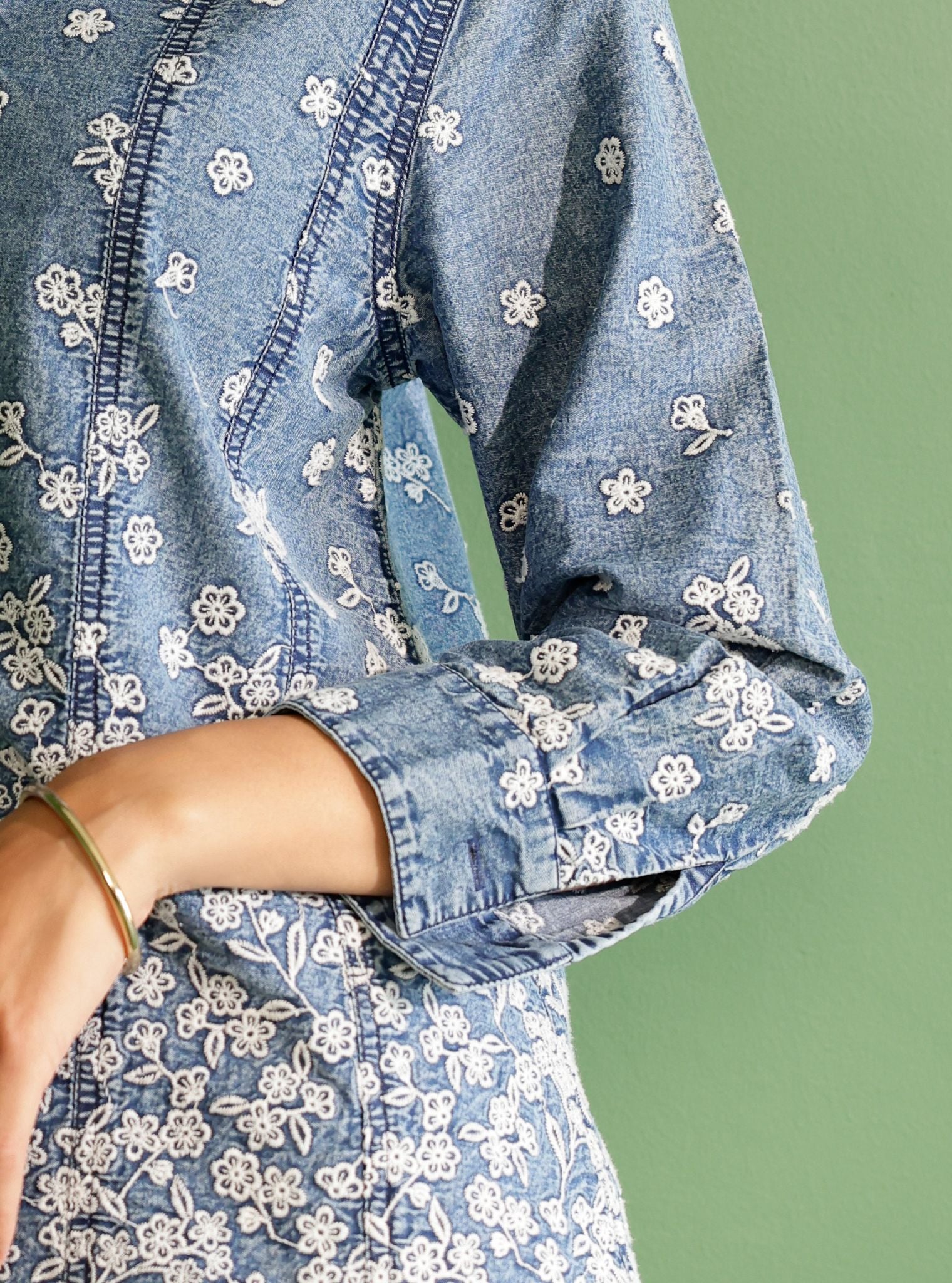 Cressida Denim Blue Shirt With Moor Pant