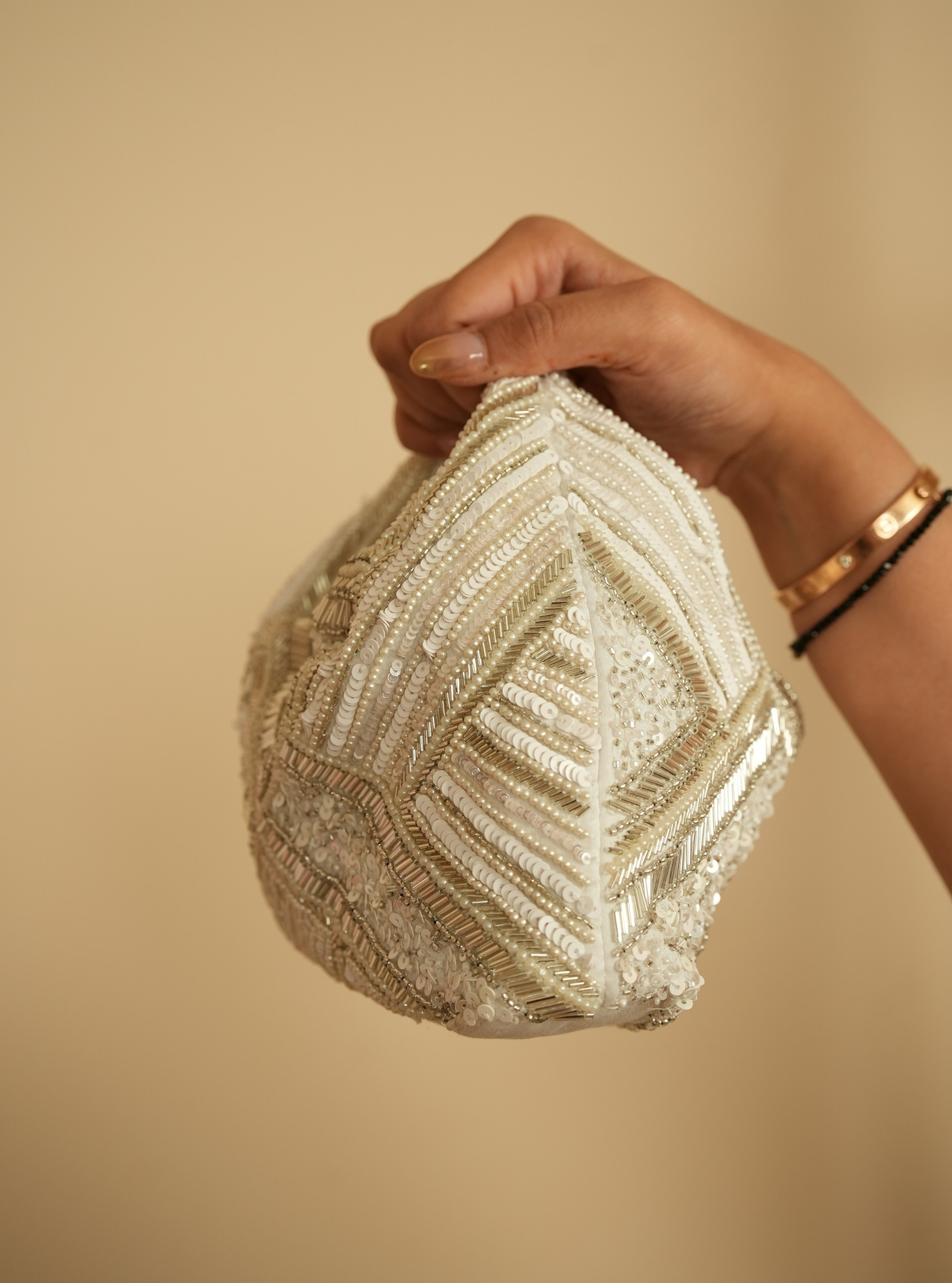 Glow Silver Handbag