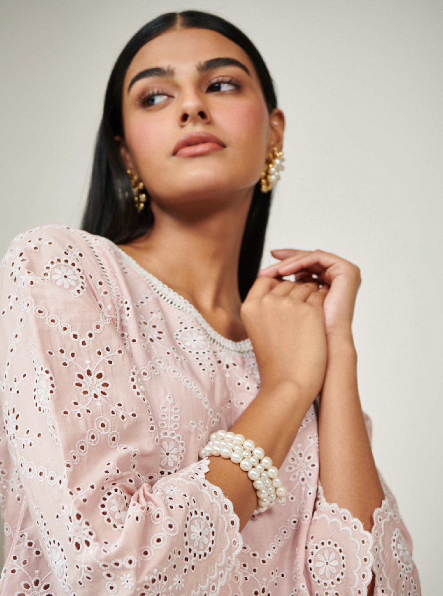 Evelyn Supima Cotton Pink Co-ord Set