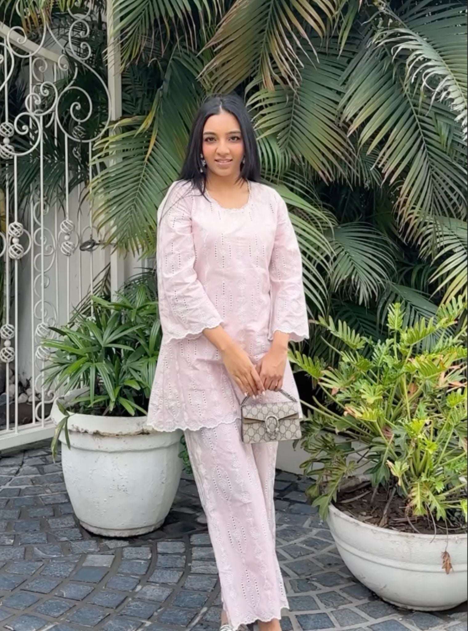 Reeve Cotton Dusty Pink Co-ord Set