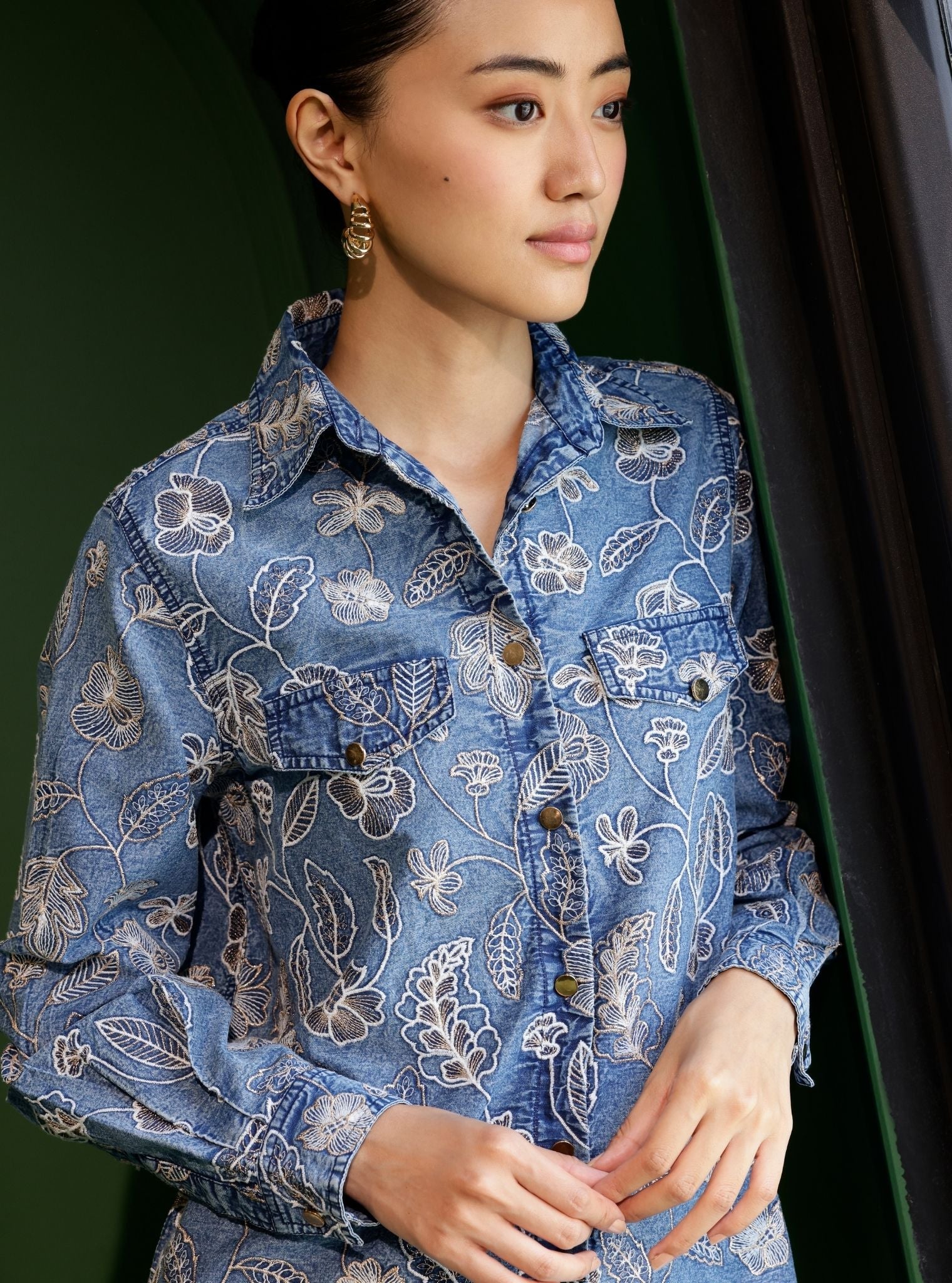 Ceri Denim Blue Shirt