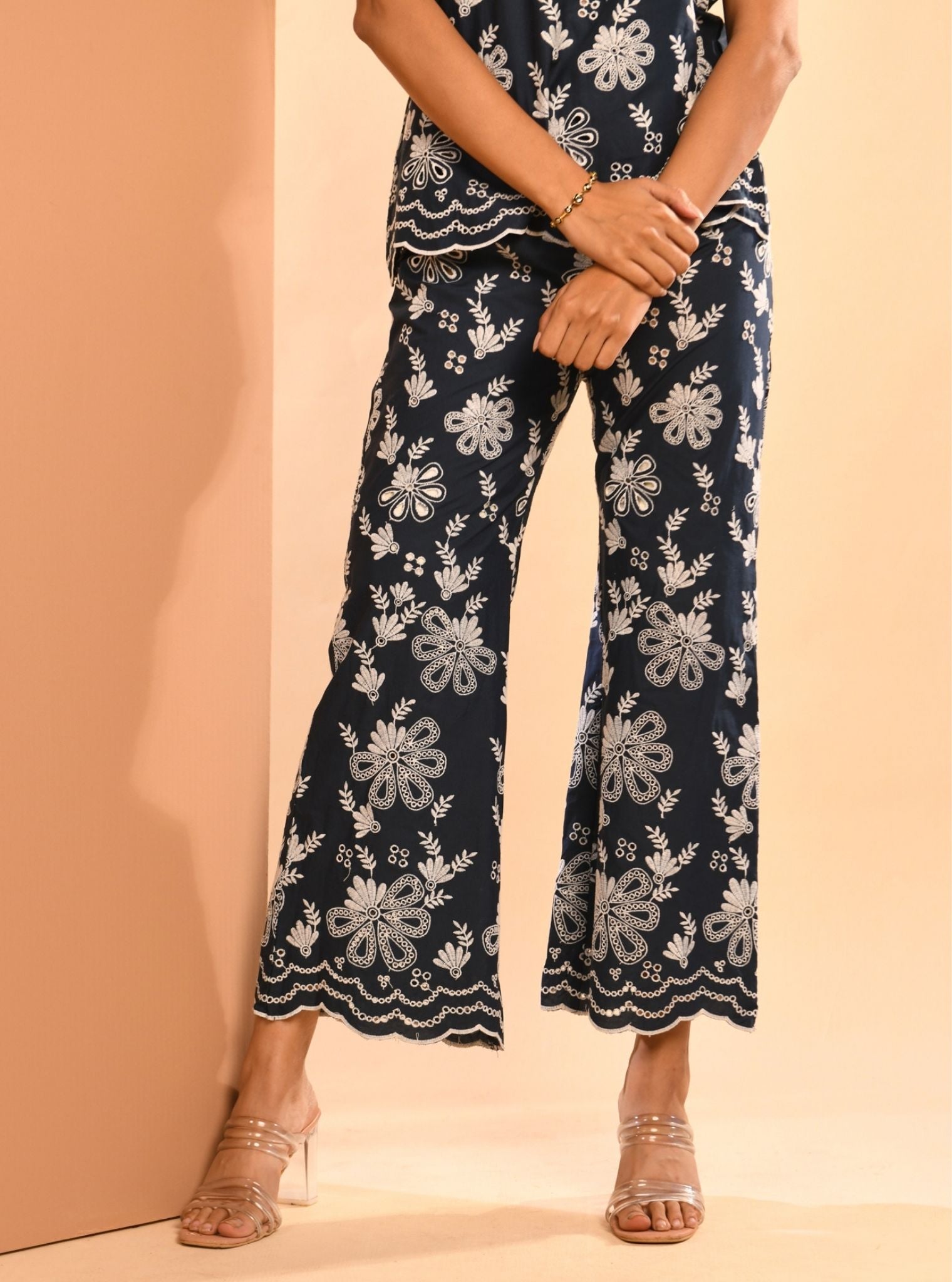 Neve Cotton Navy Co-ord Set