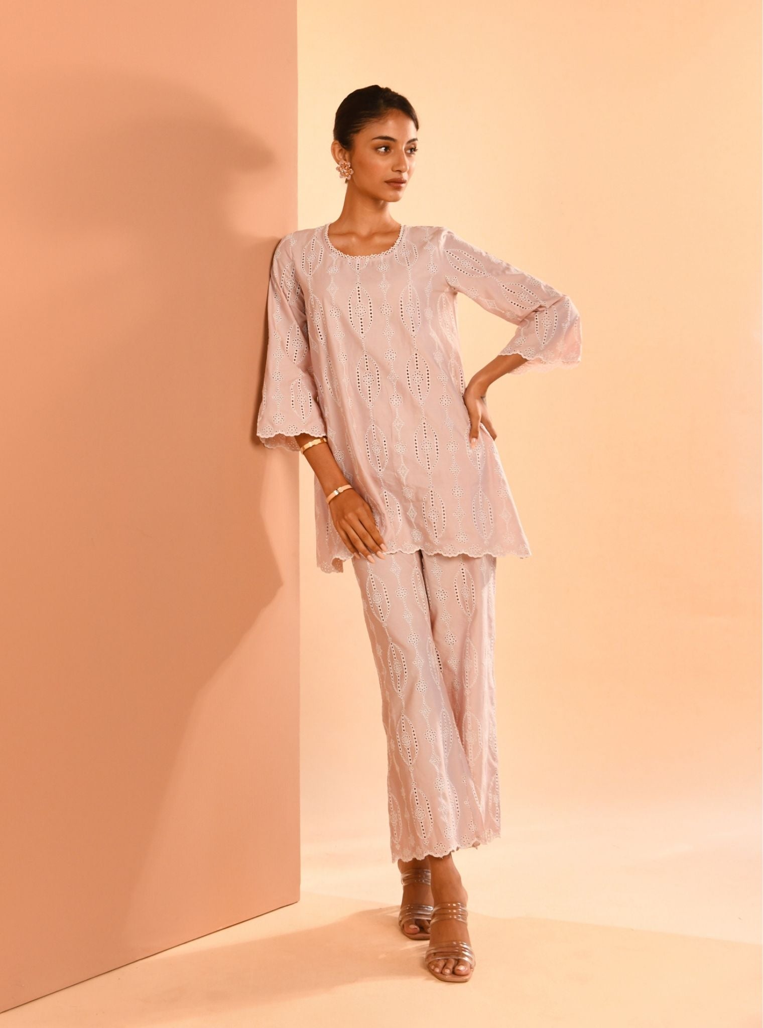 Reeve Cotton Dusty Pink Co-ord Set