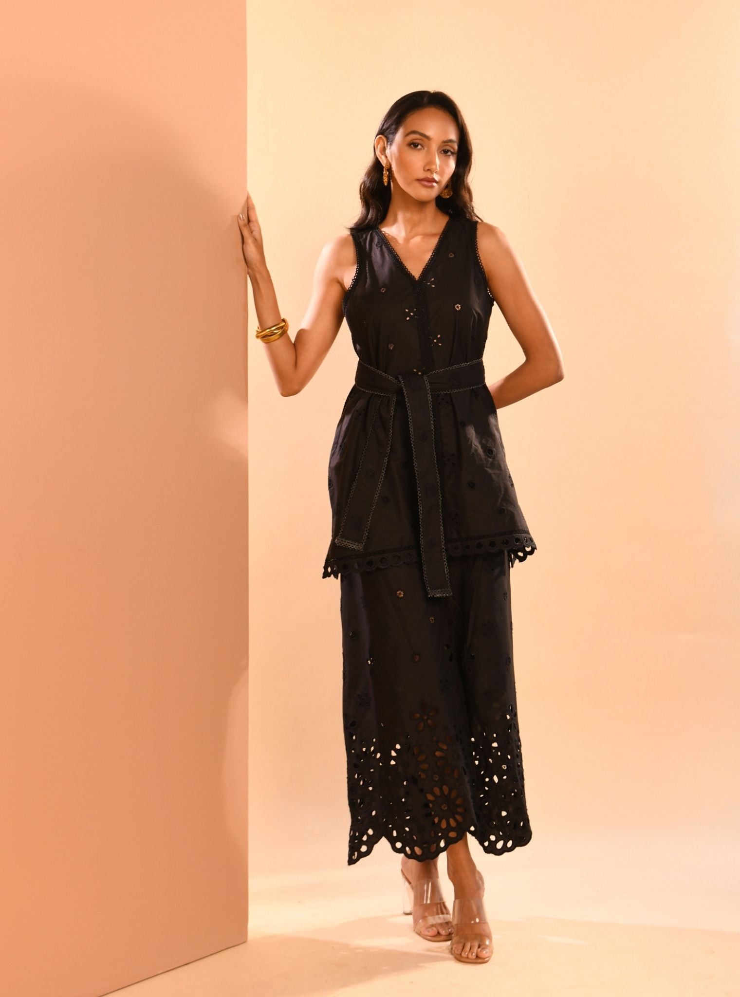 Yale Supima Cotton Black Co-ord Set