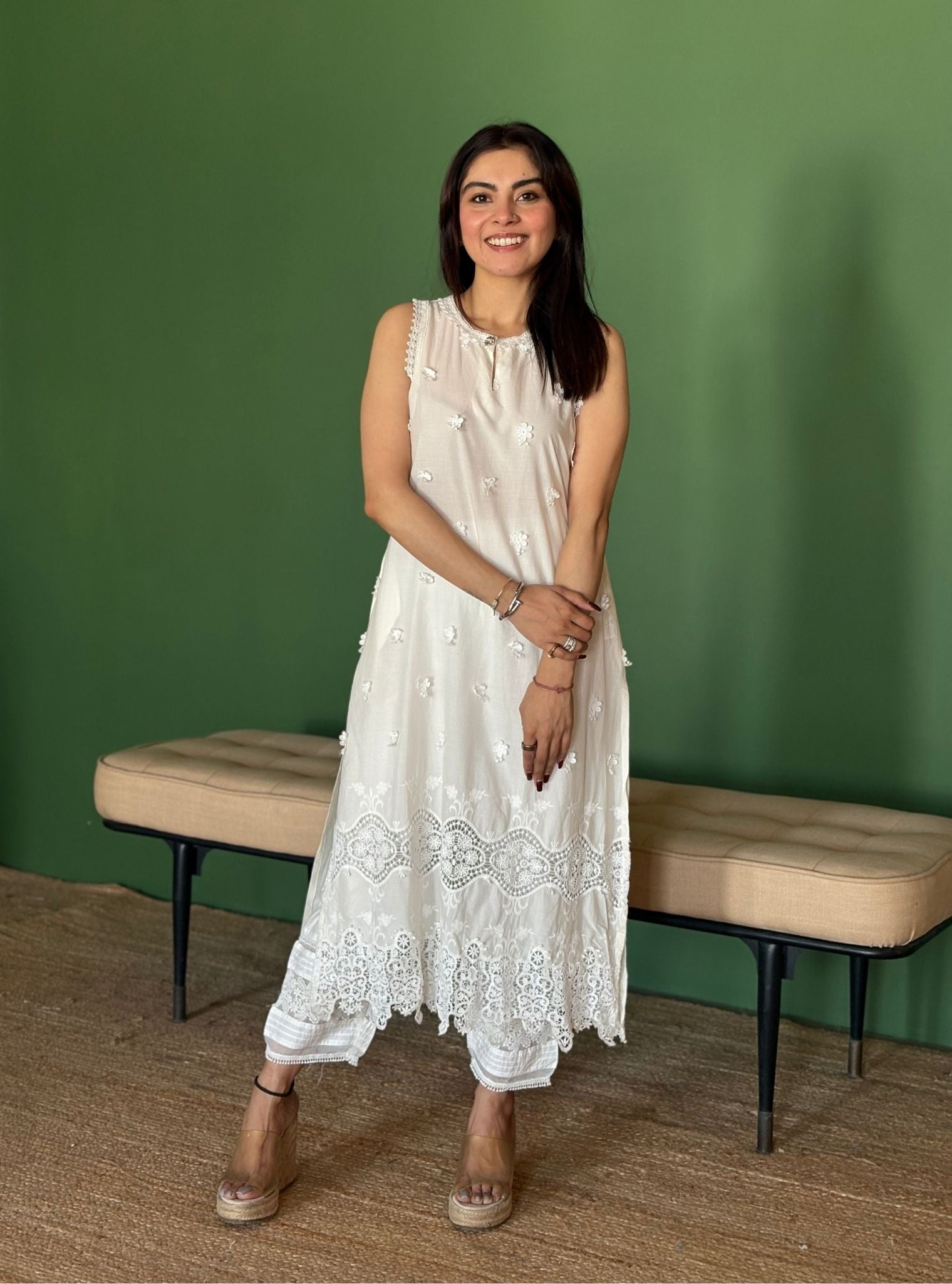 Paradise Supima Cotton Kurta With New Pintuck Pant