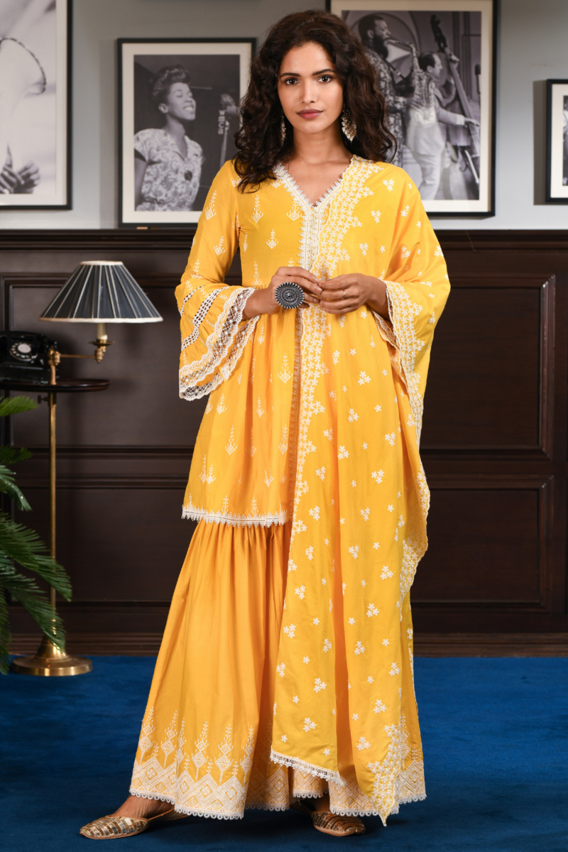 Ilo Yellow Dupatta