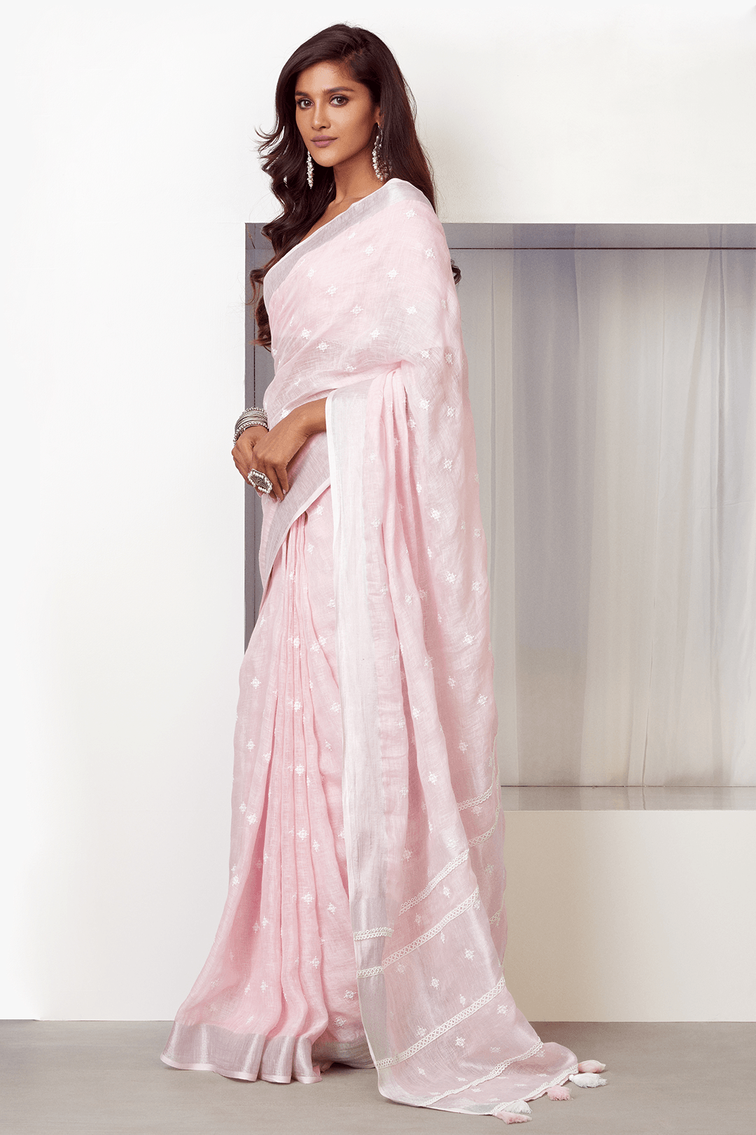 Elain Linen Saree