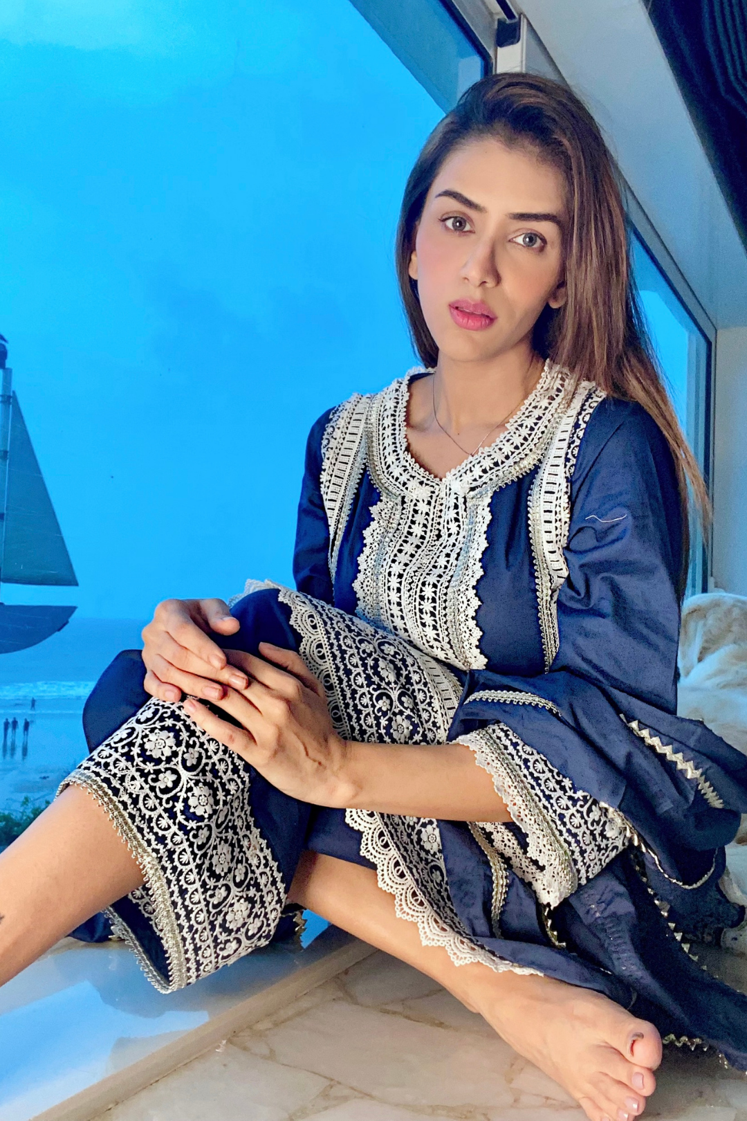 Mulmul Supima Cotton Elda Kurta