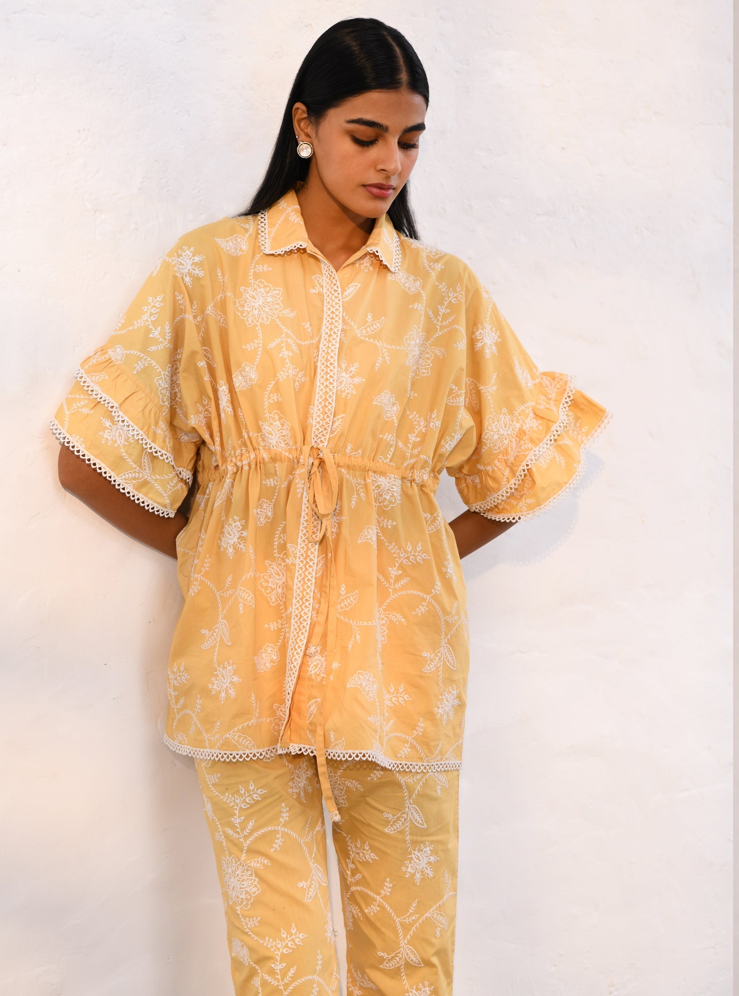 Ely Cotton Yellow Co-ord Set