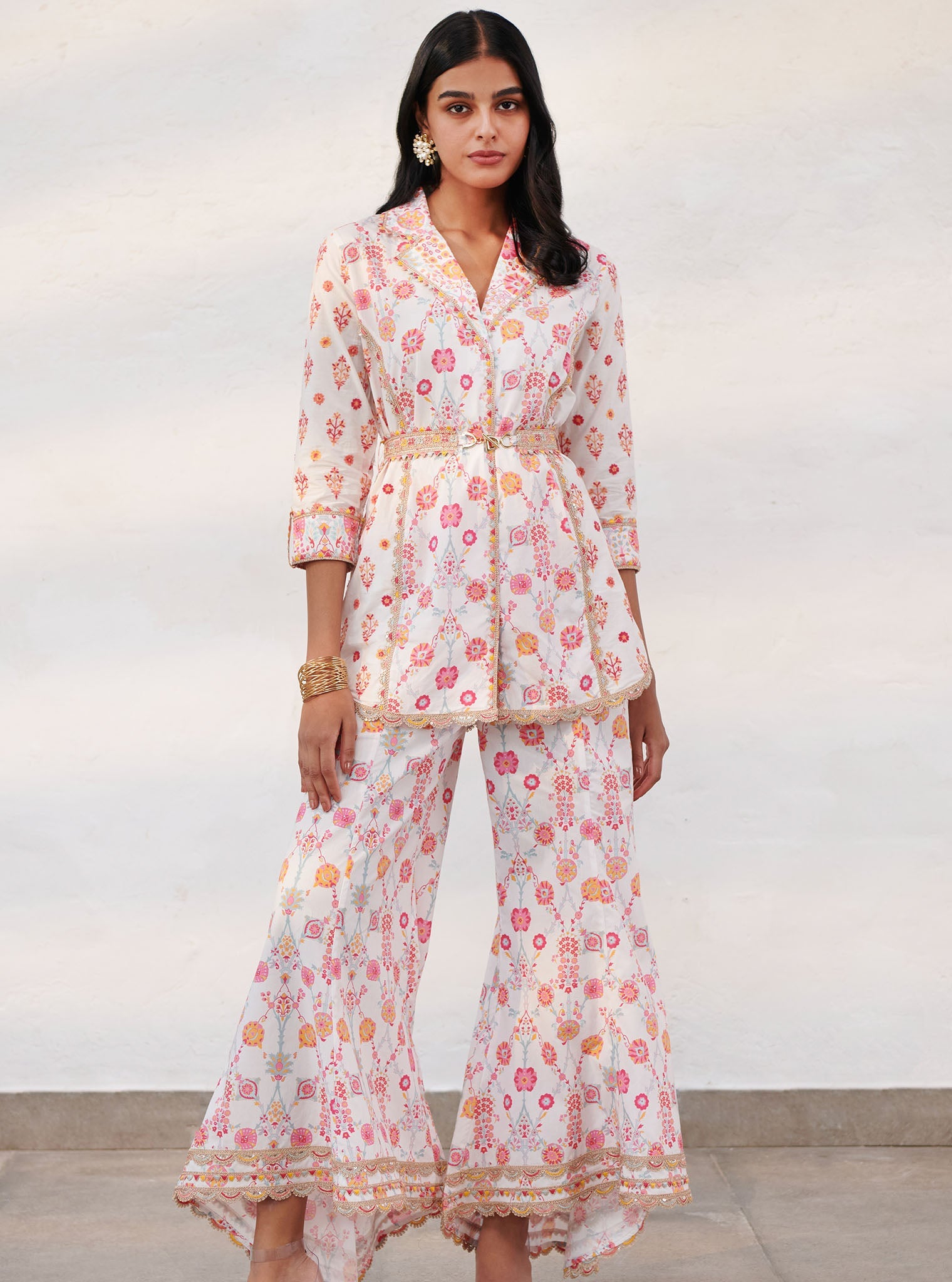 Erin Cotton White Co-ord Set