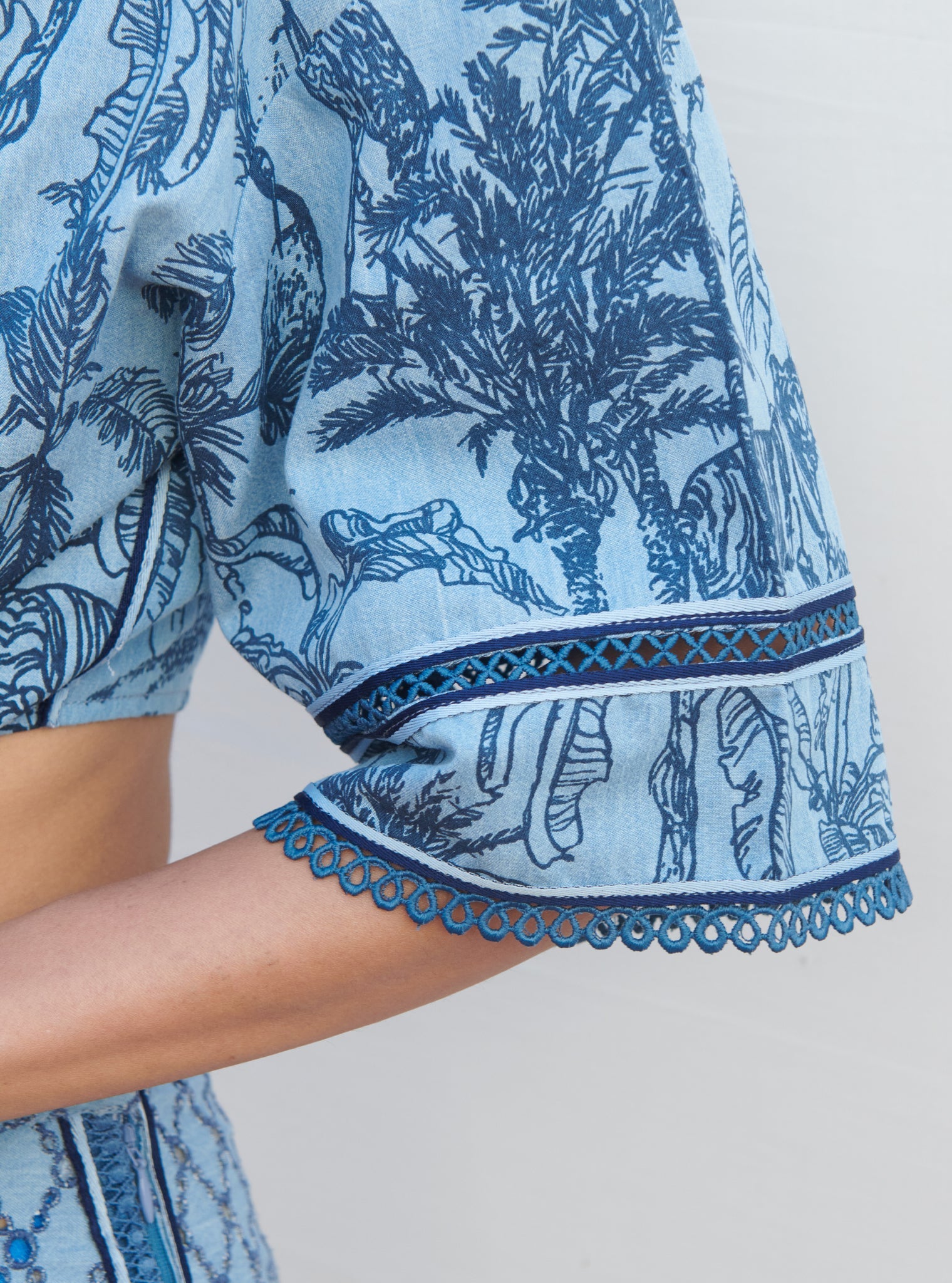 Imelda Denim Light Blue Co-ord Set