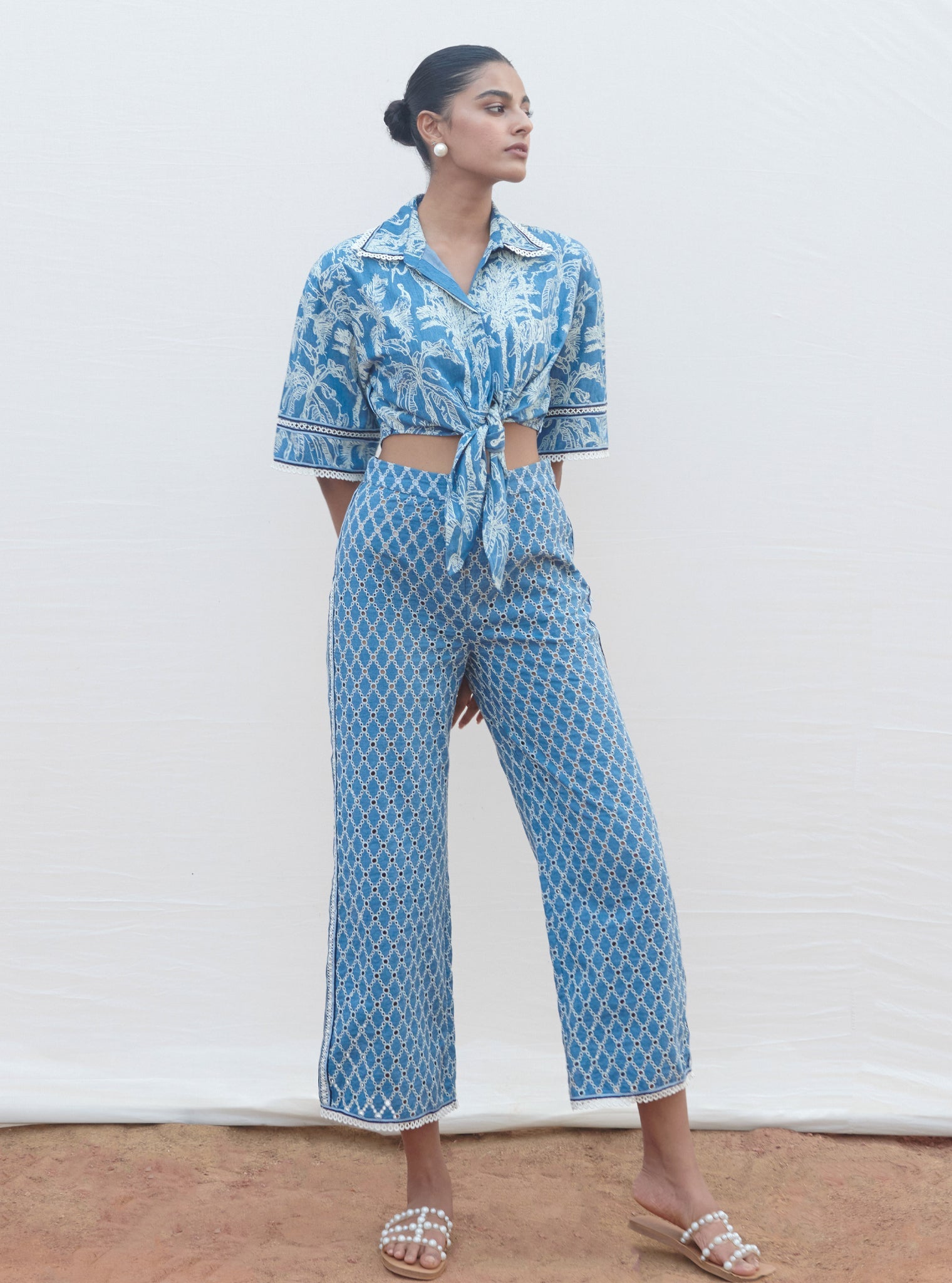 Imelda Denim Dark Blue Co-ord Set