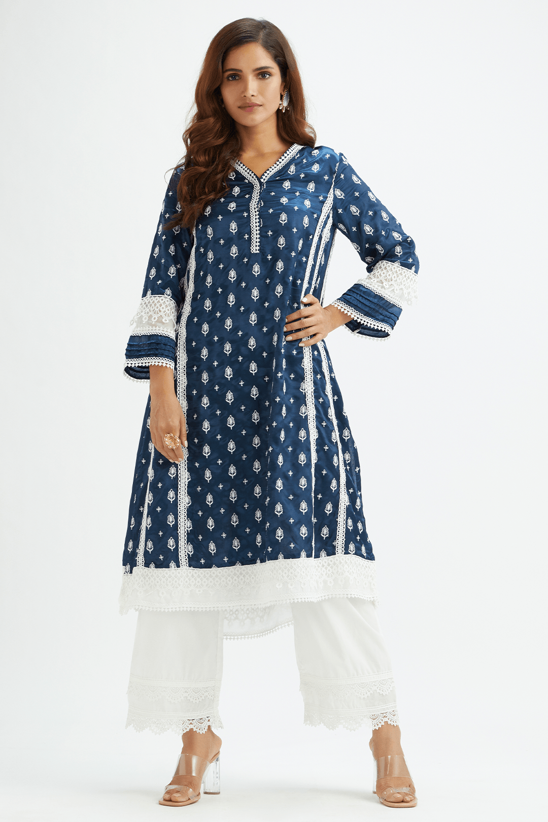 Lakeshore Cupro Satin Palazzo Set