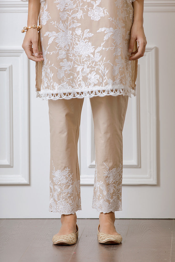 Cecilia Beige Kurta Set