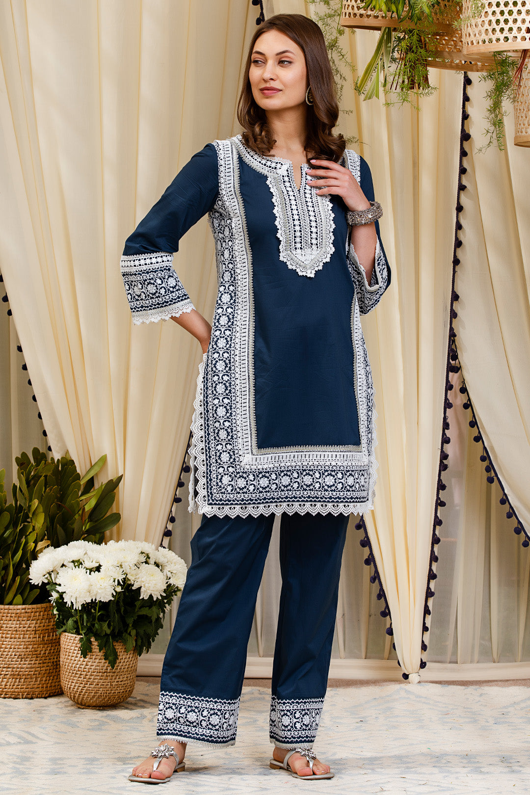 Mulmul Supima Cotton Elda Kurta