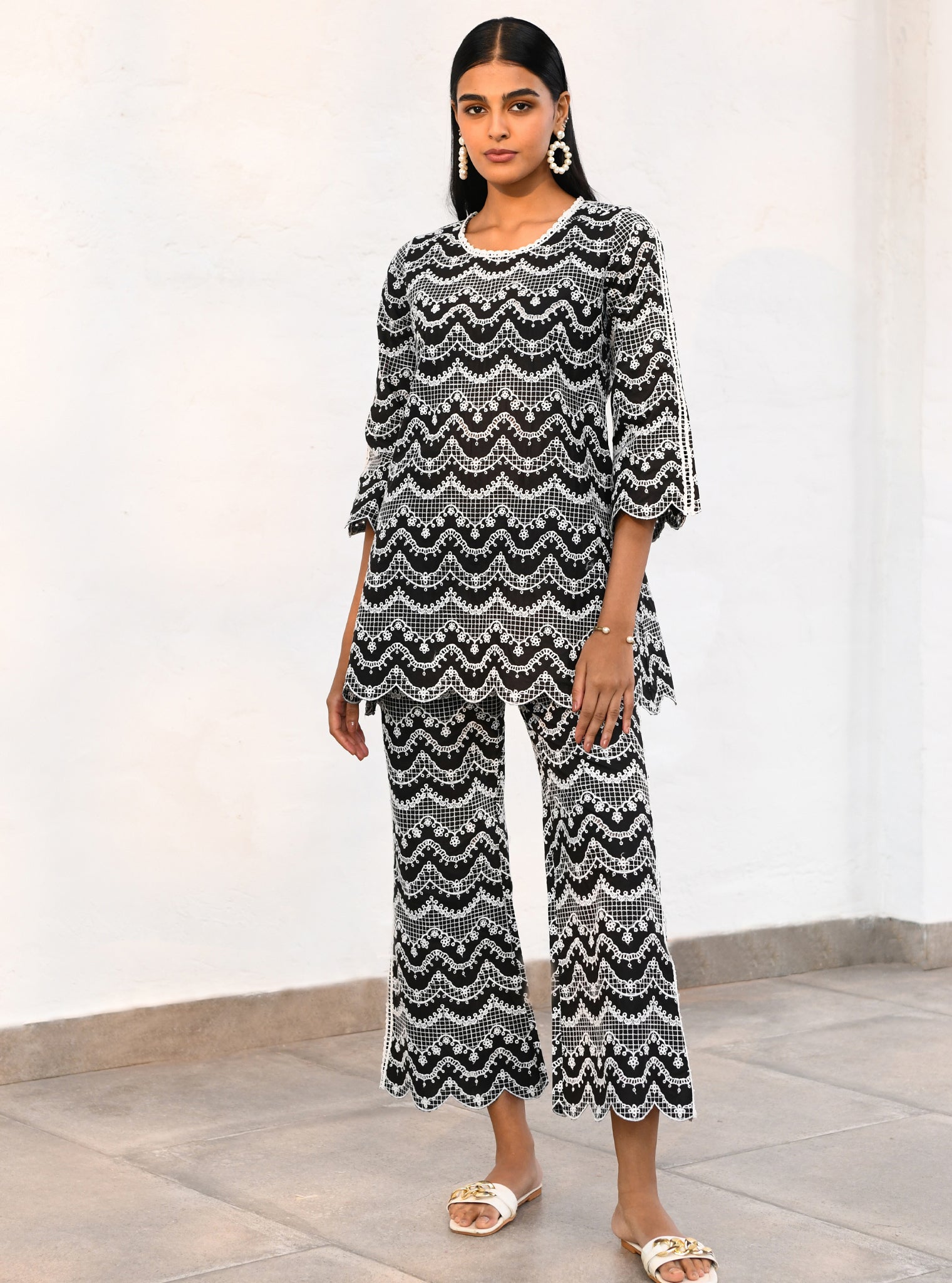 Preston Cotton Black Co-ord Set