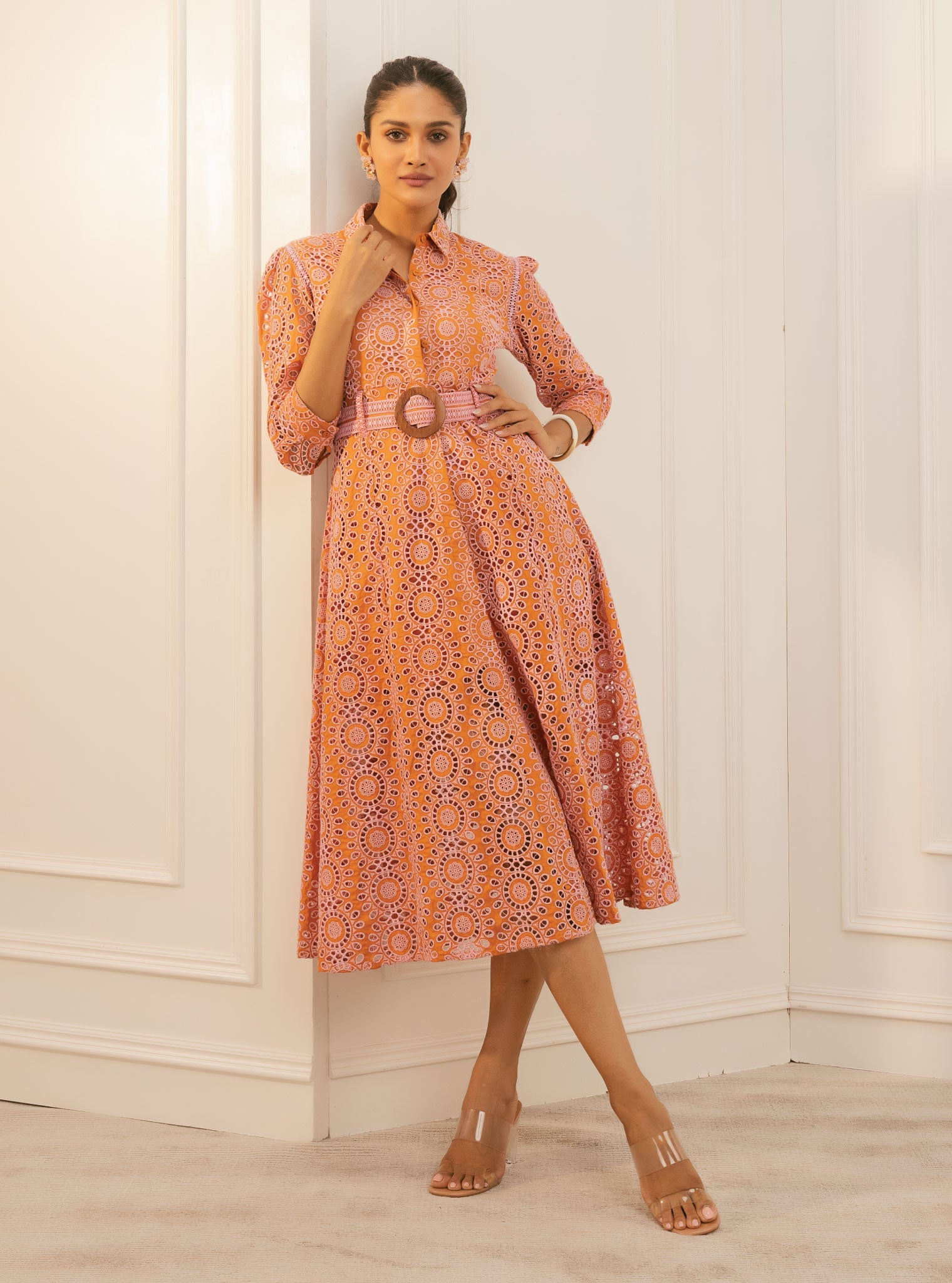 Remy Supima Cotton Orange Dress