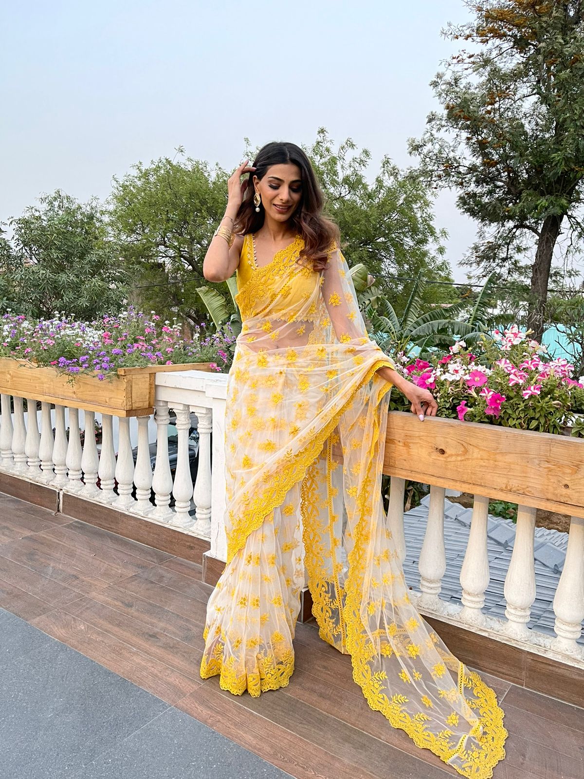 Allure Net SareeSareeShop MulmulAllure Net Saree
