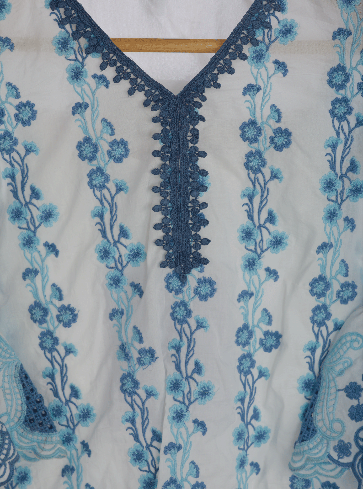 Bess Supima Cotton White Kurta Set