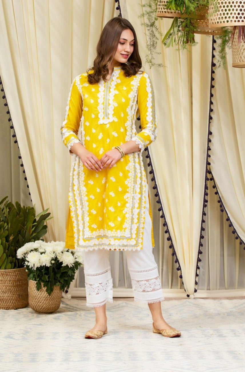 Mulmul Supima Cotton Daniella Kurta