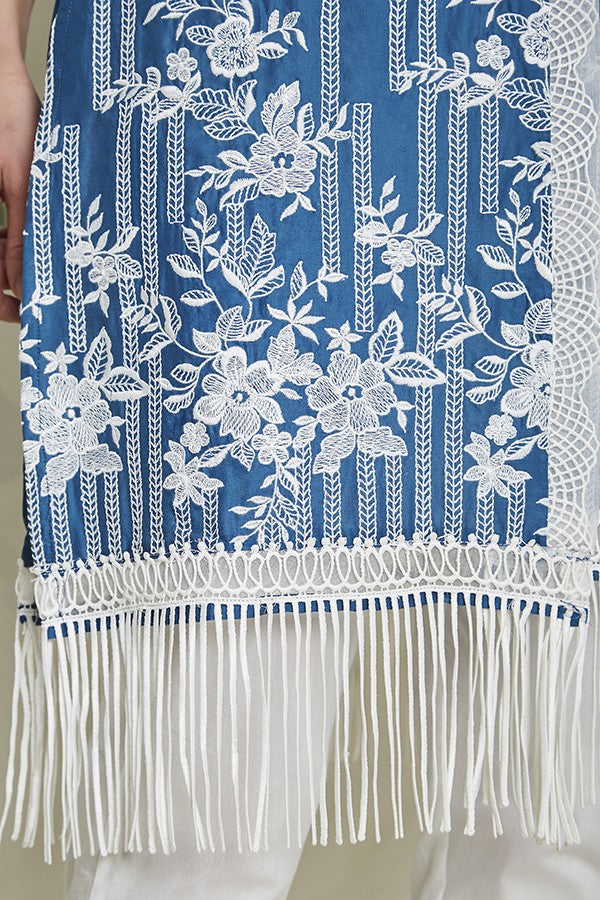 Pansy Kurta Indigo