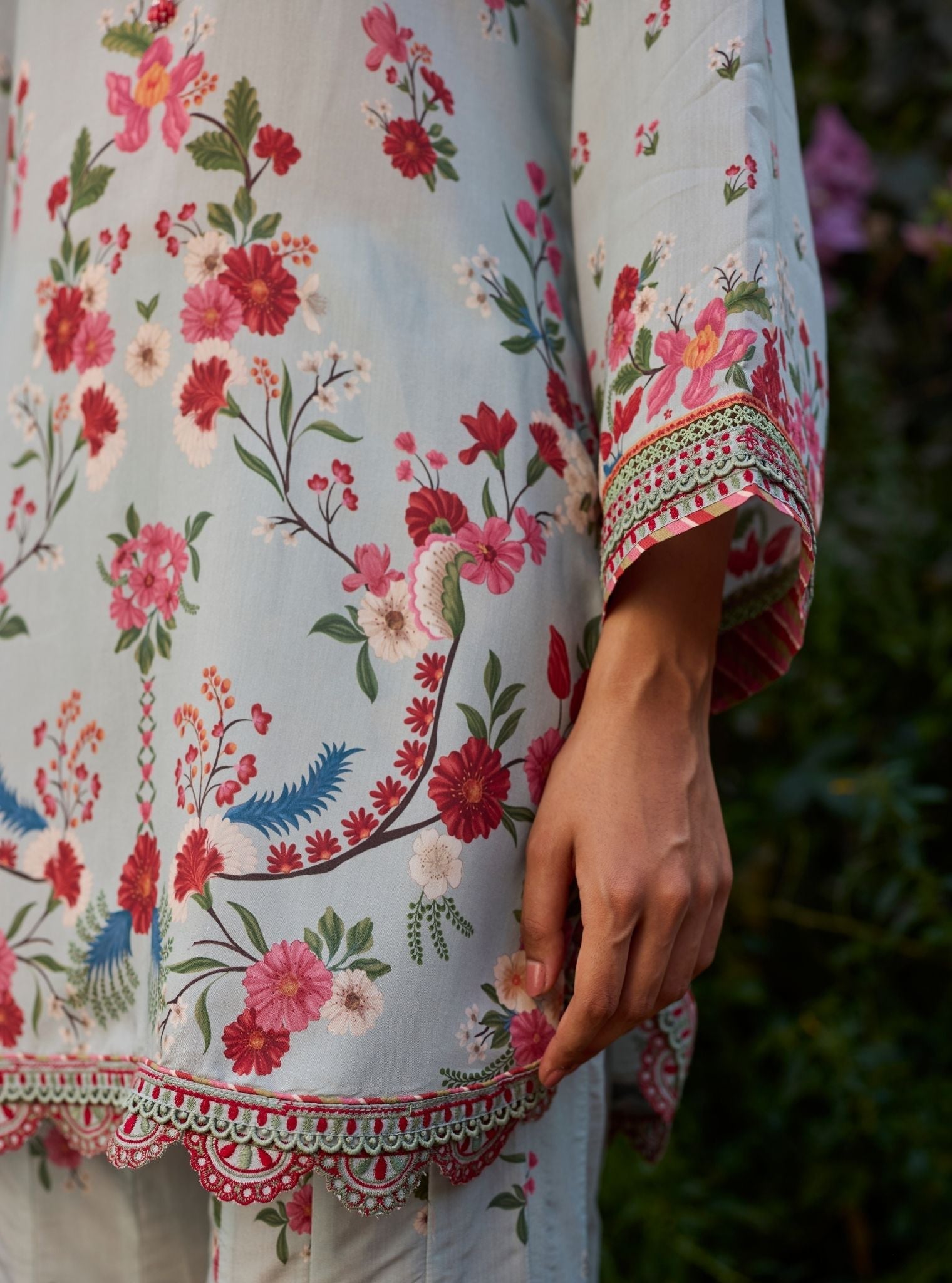 Lirae Lawn Blue Kurta Set