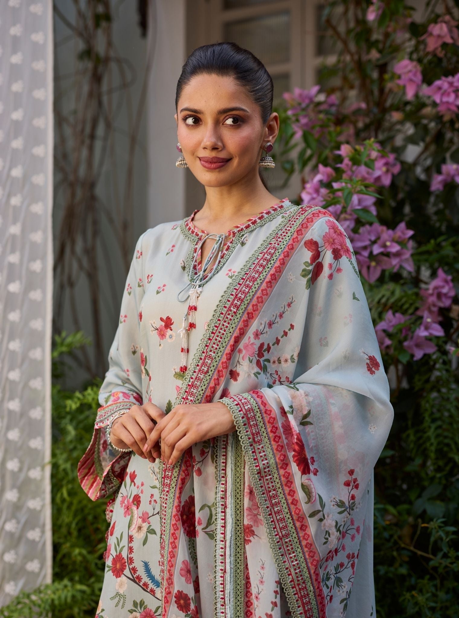 Lirae Lawn Blue Kurta Set