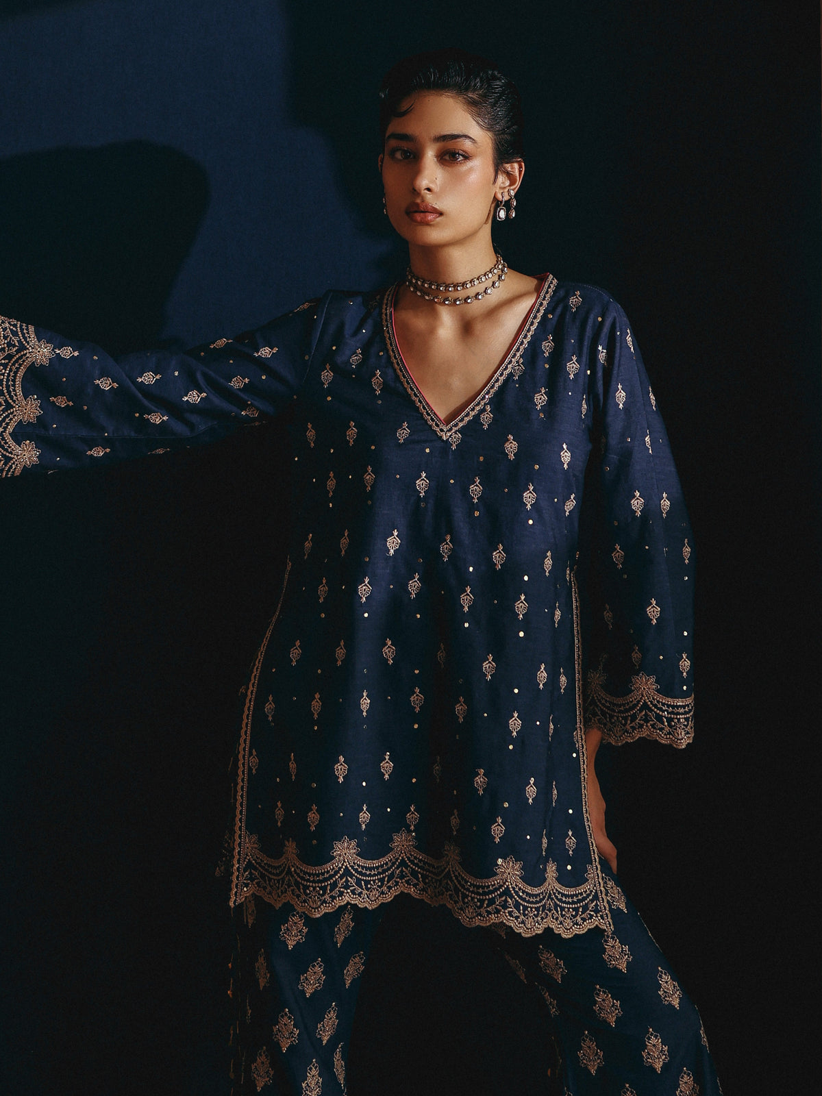 Raas Denim Co-ord Set
