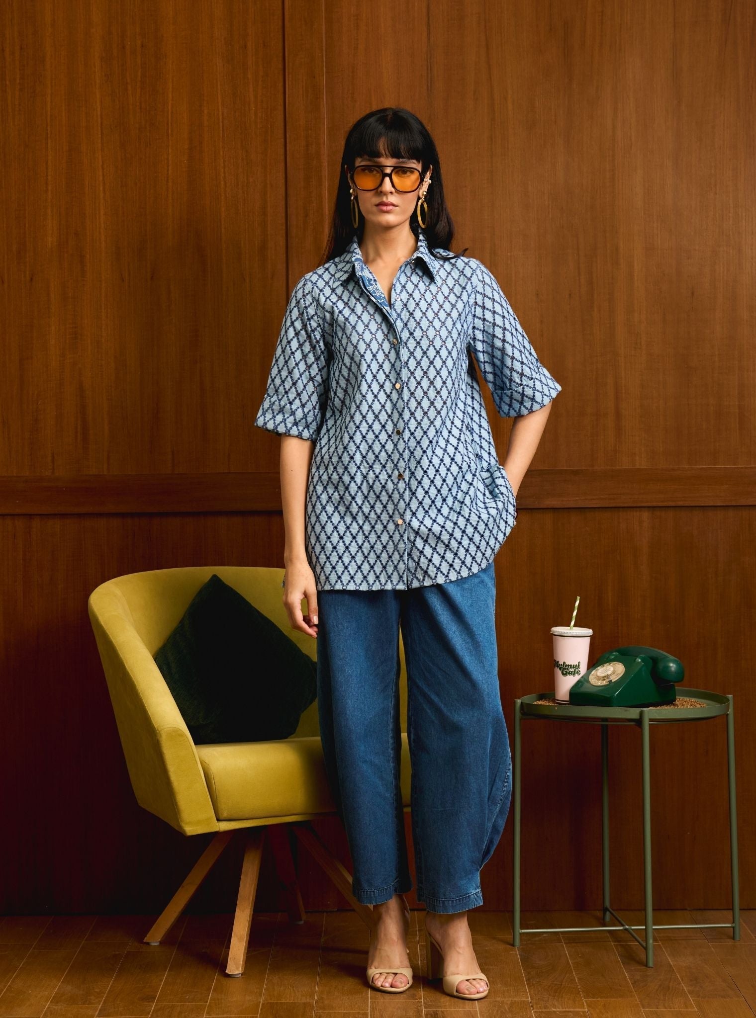 Tiri Denim White Shirt