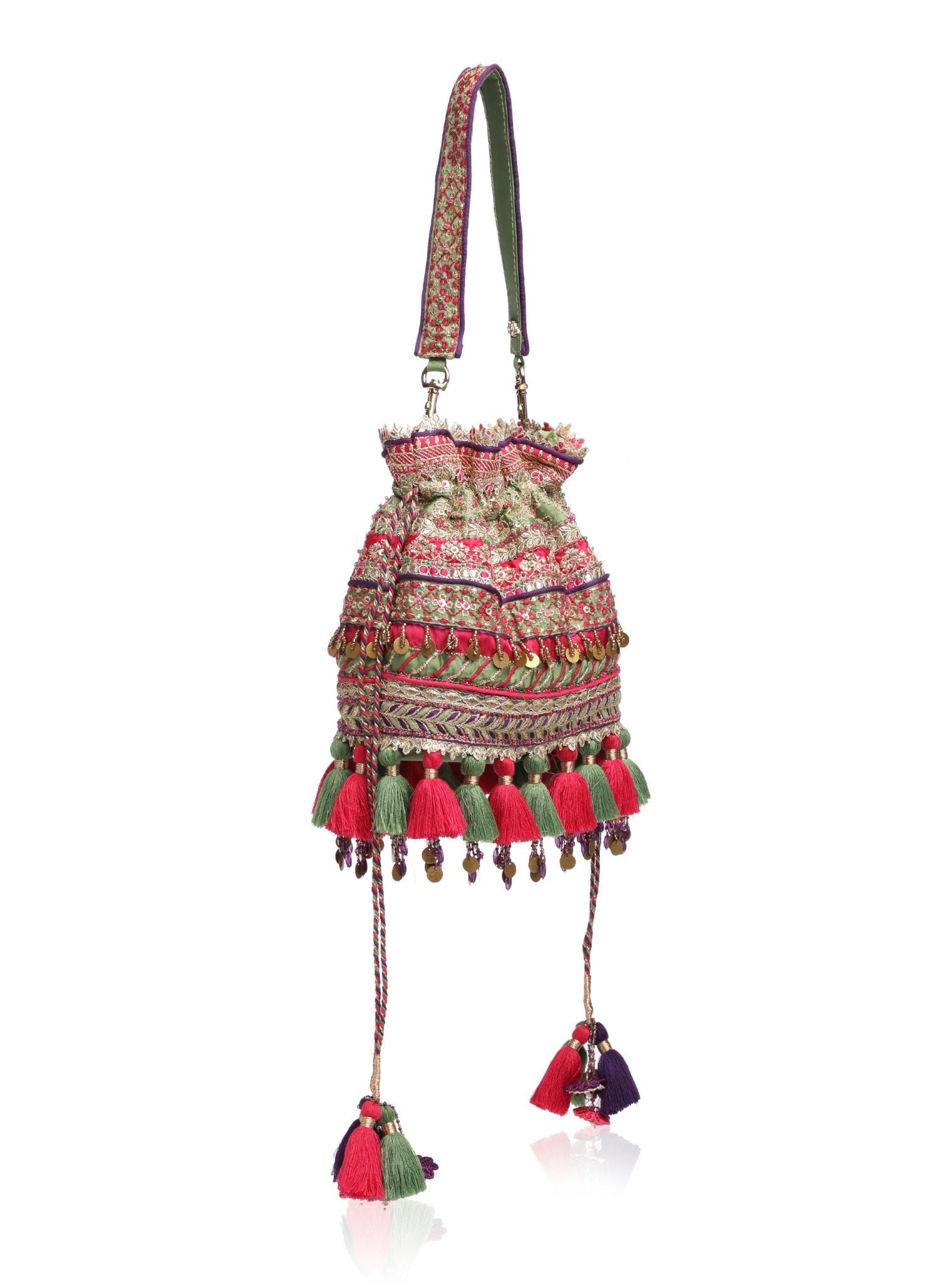 Moana Fushia Potli Bag