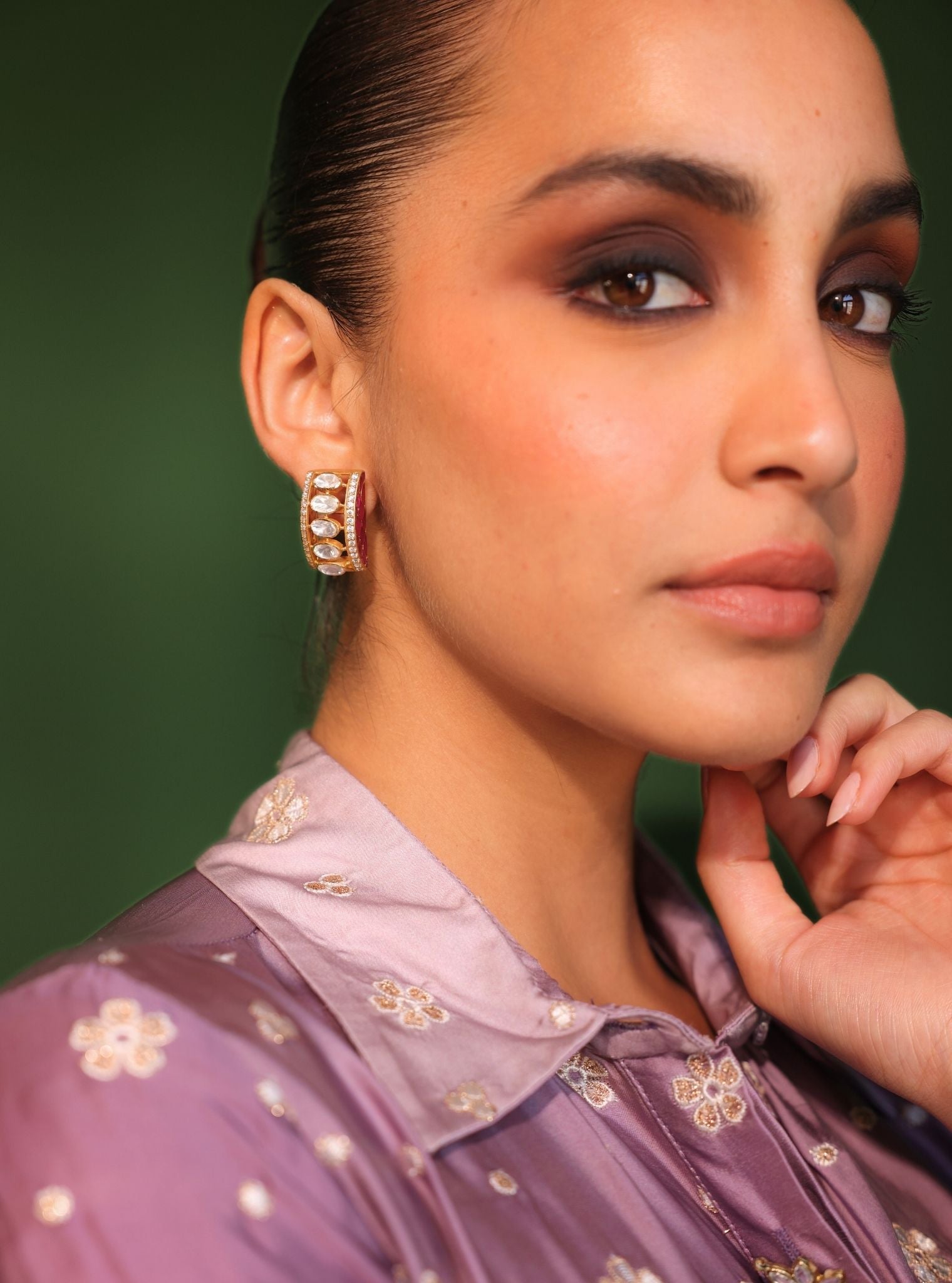 Pure Silver Aish Studs