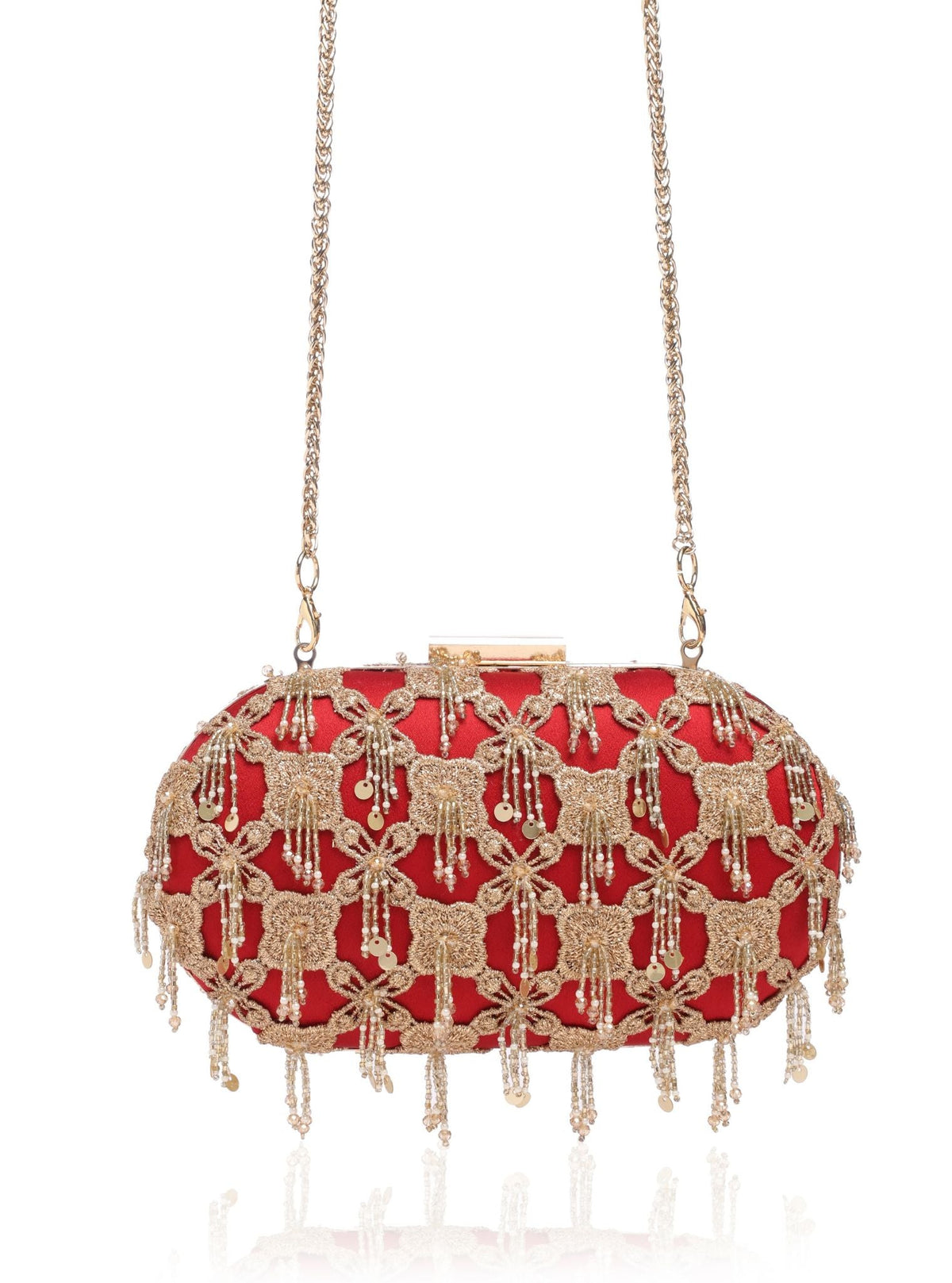 Little Red Clutch Bag