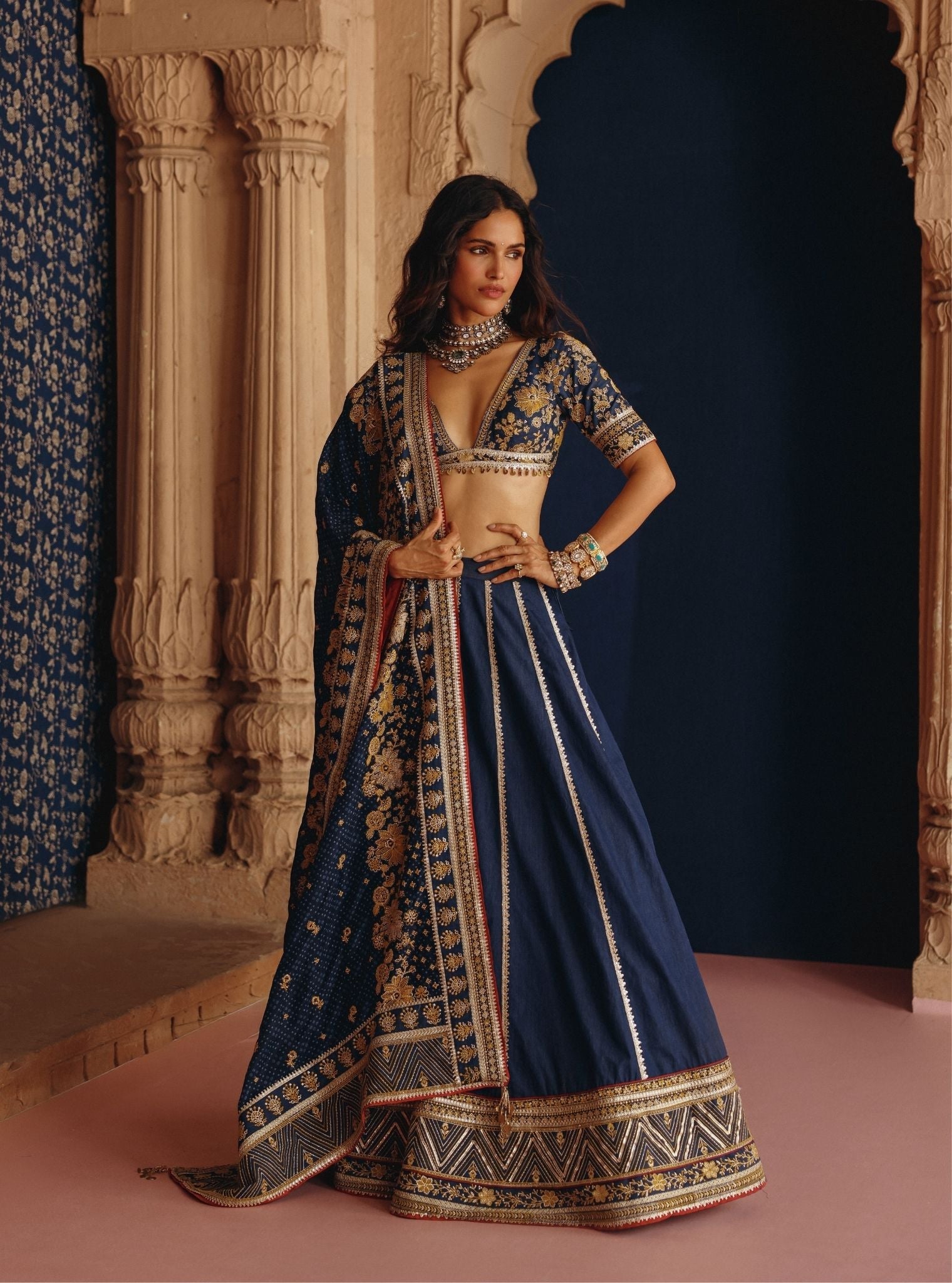 Tejal Denim Lehenga