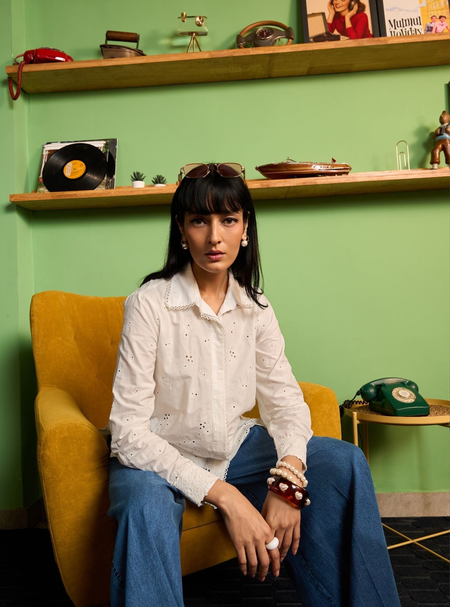 Zaniya Supima Cotton White Shirt