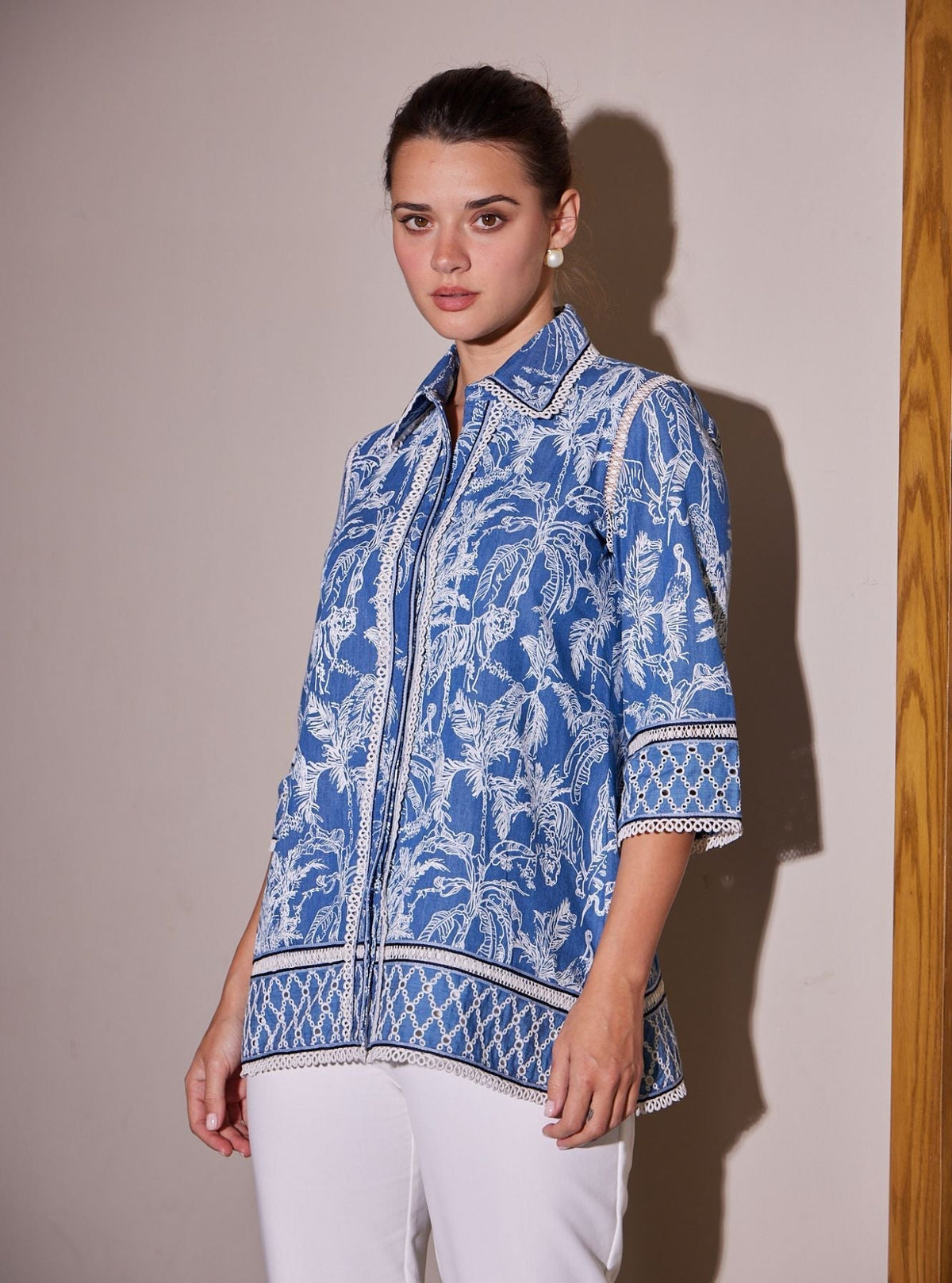 Kira Denim Dark Blue Shirt