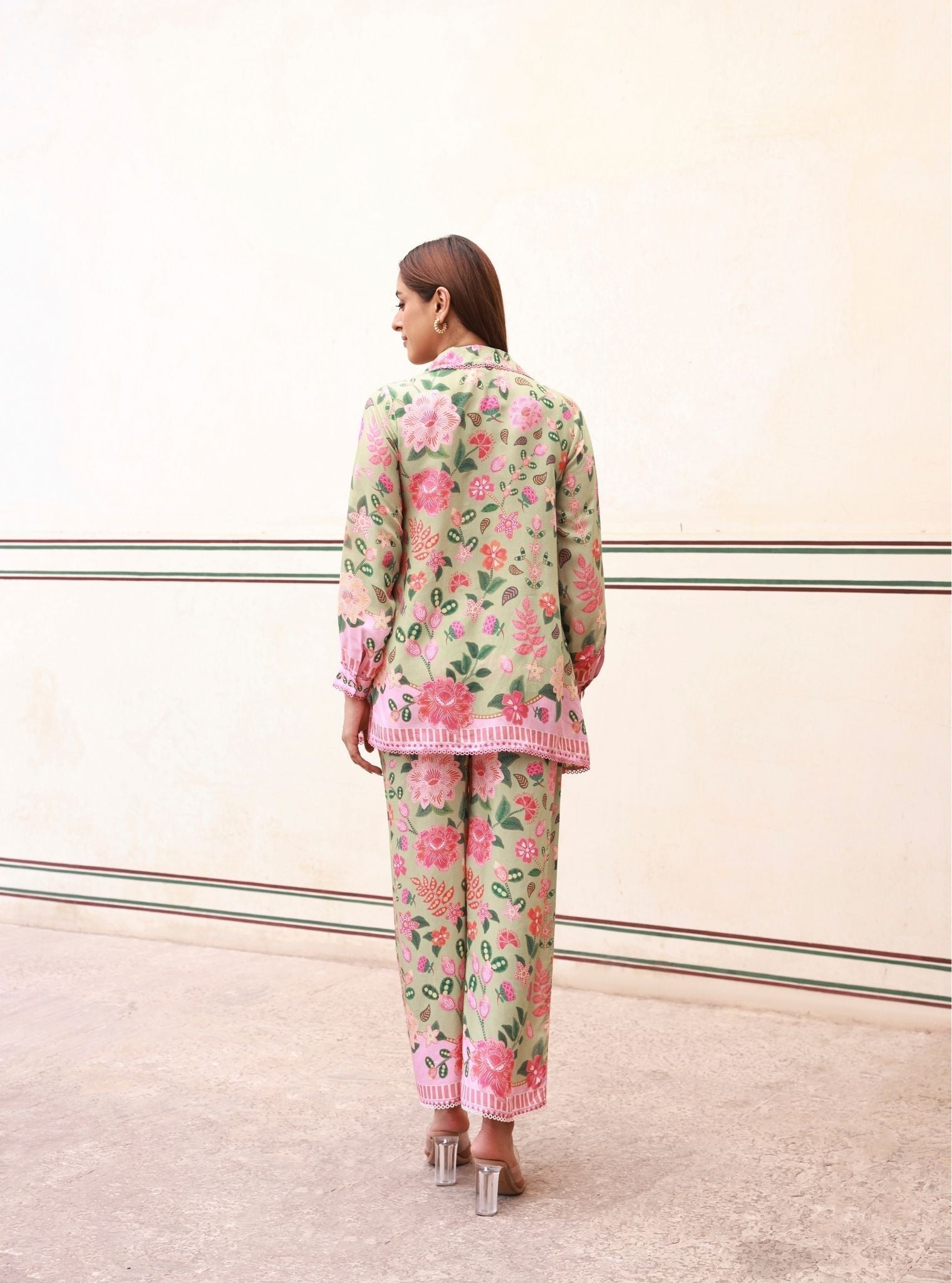 Raisa Lawn Printed Green Co-ord Set