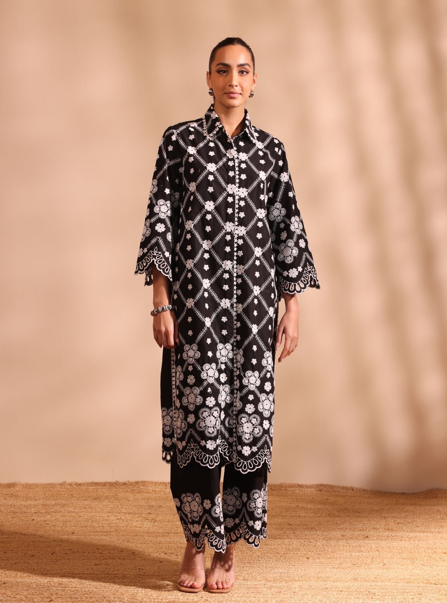 Magnus Supima Cotton Black Co-ord Set