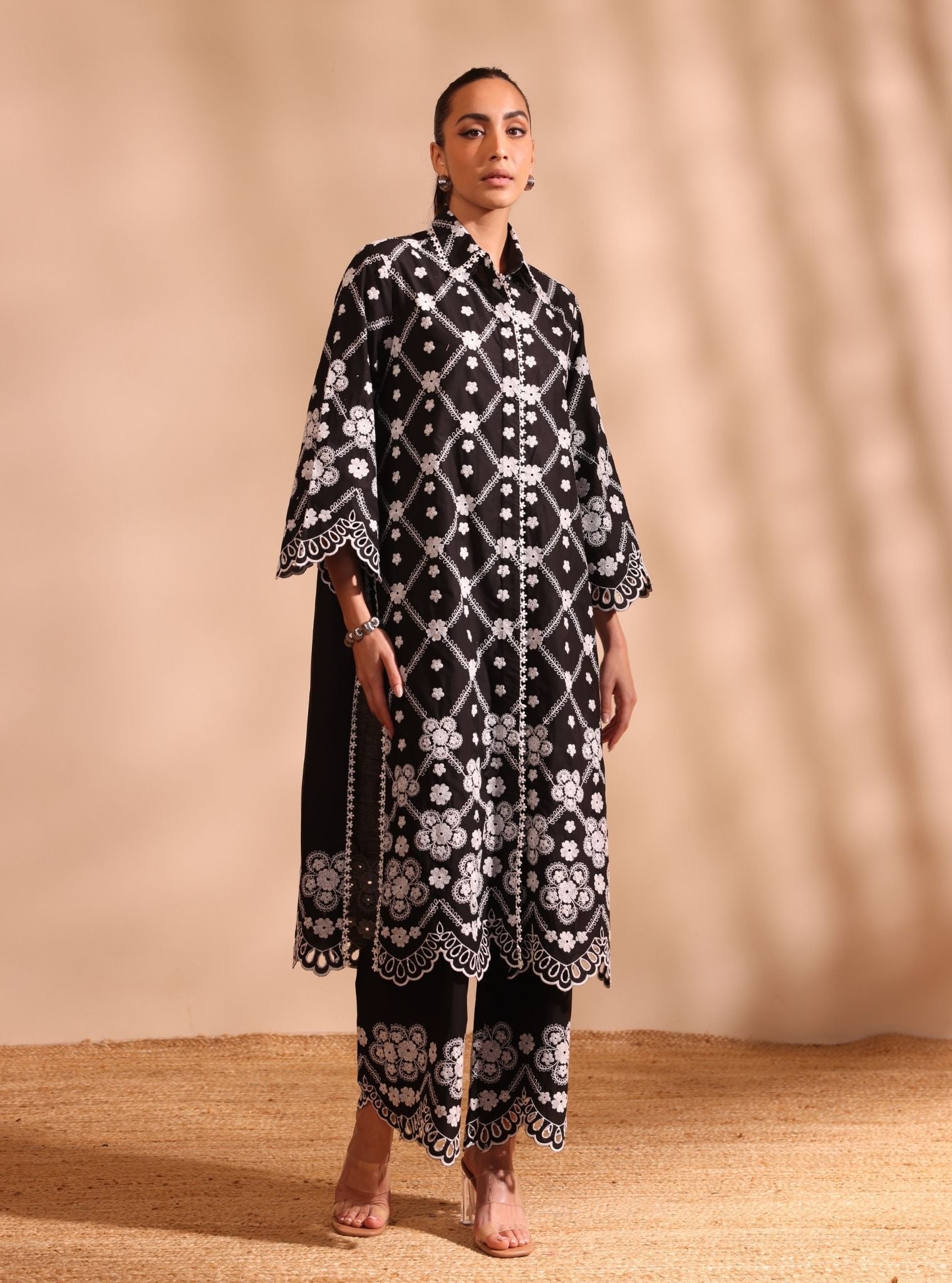Magnus Supima Cotton Black Co-ord Set