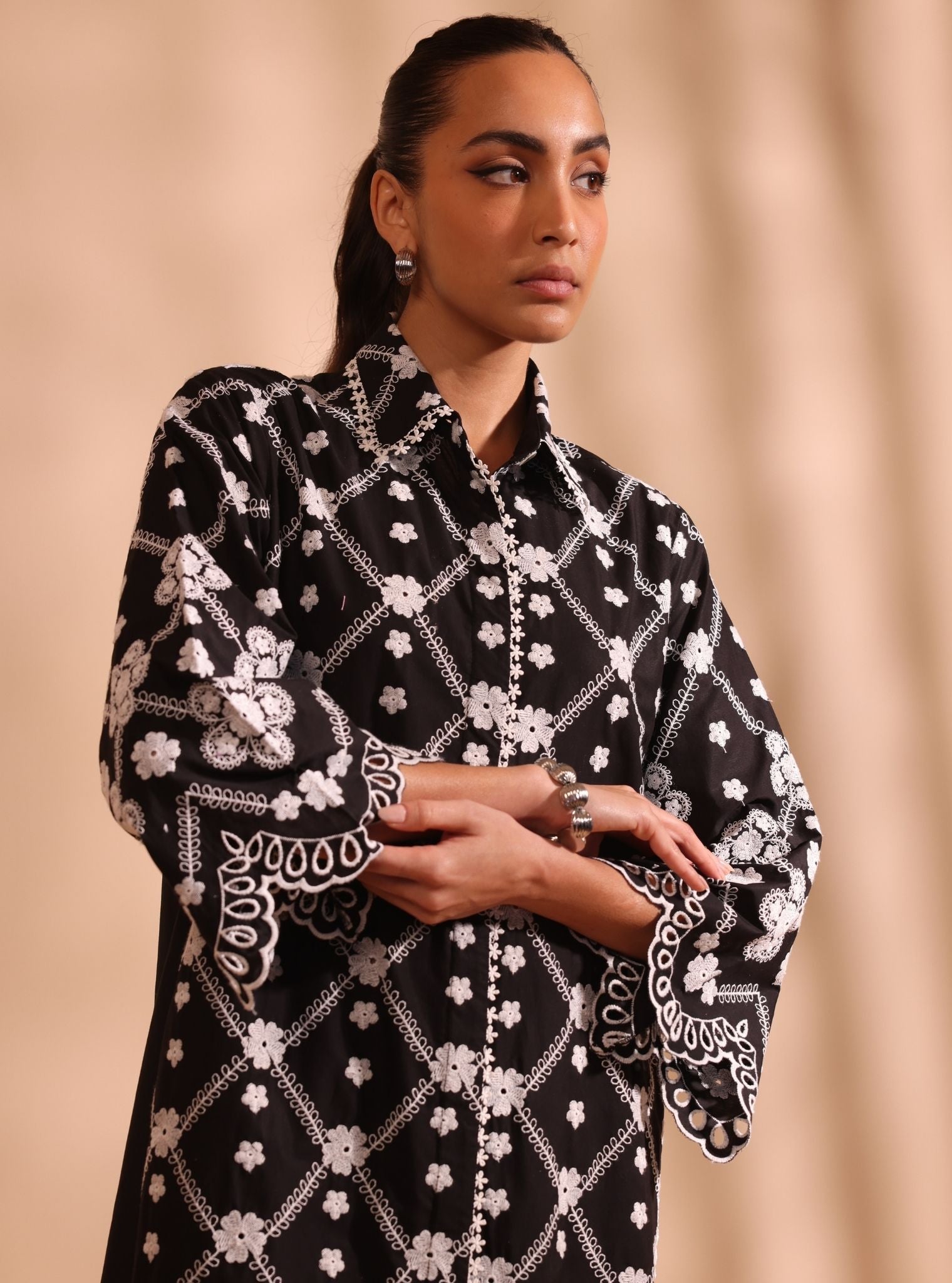Magnus Supima Cotton Black Co-ord Set