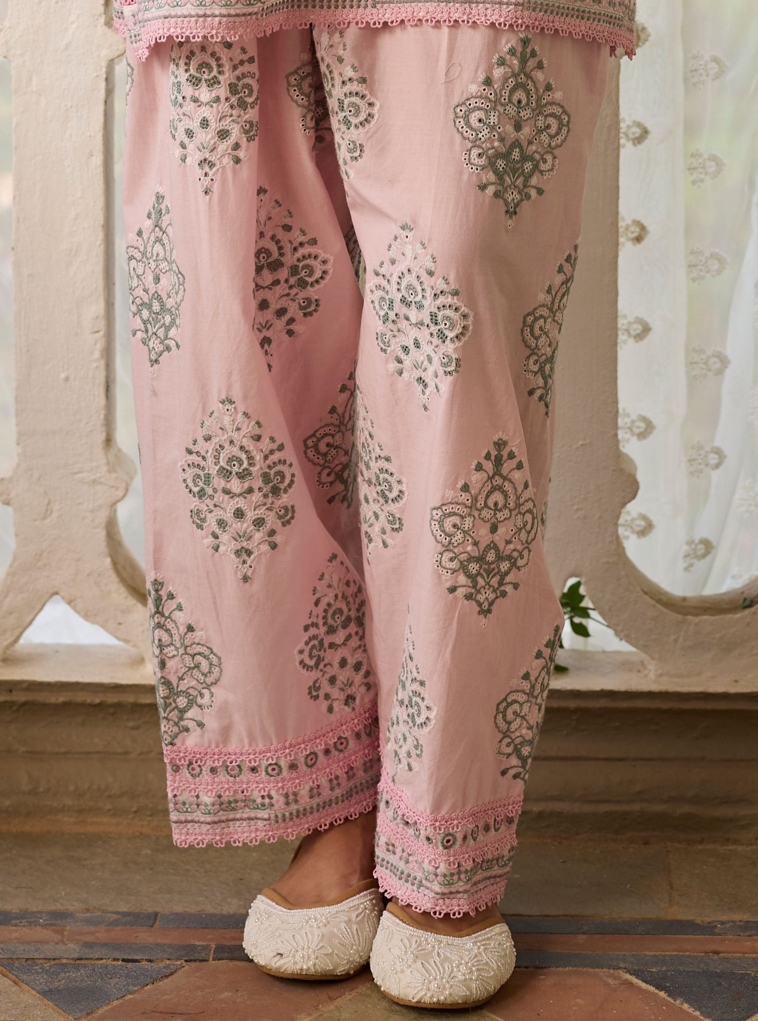 Ruo Supima Cotton White Kurta Set