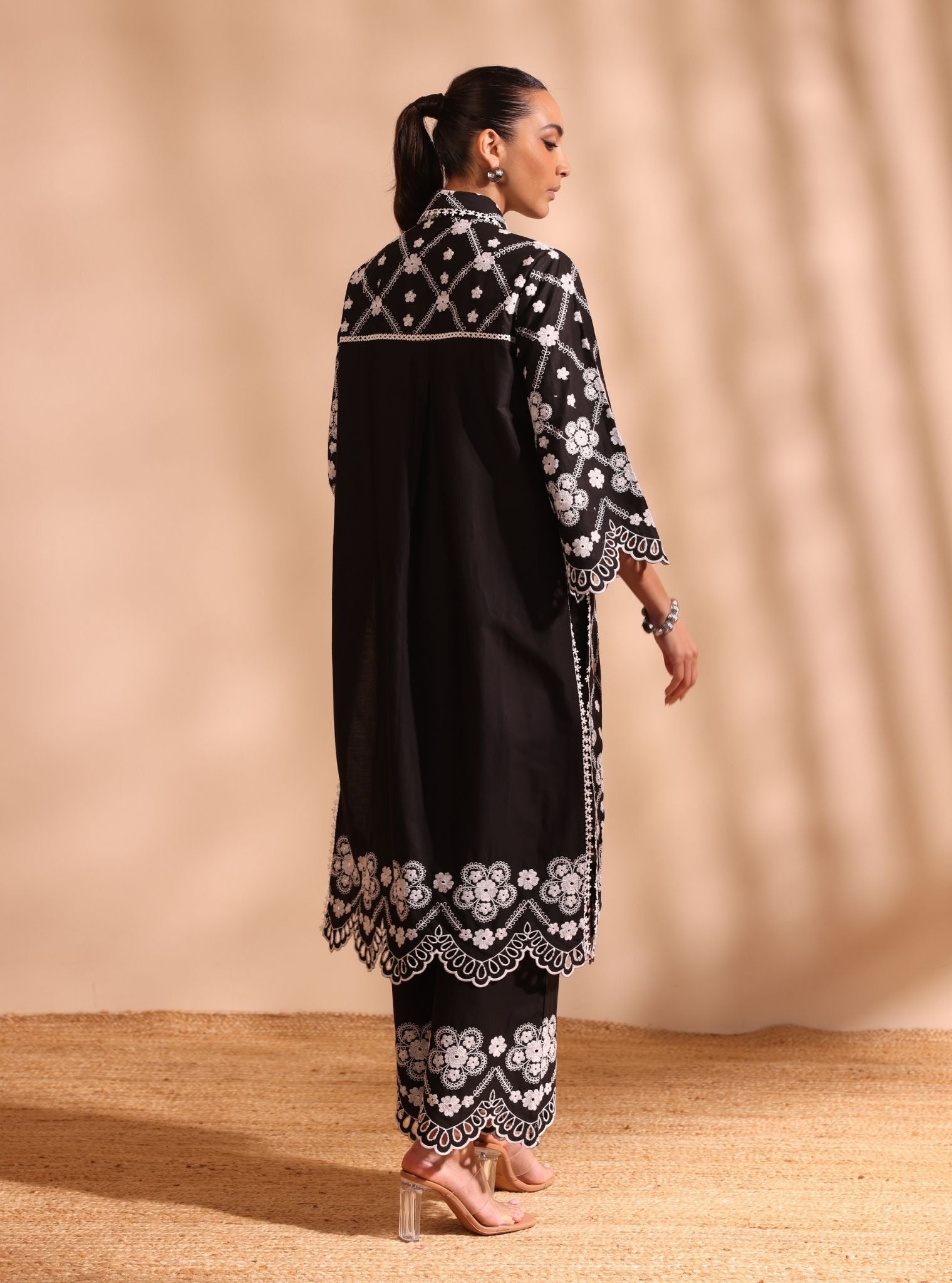 Magnus Supima Cotton Black Co-ord Set