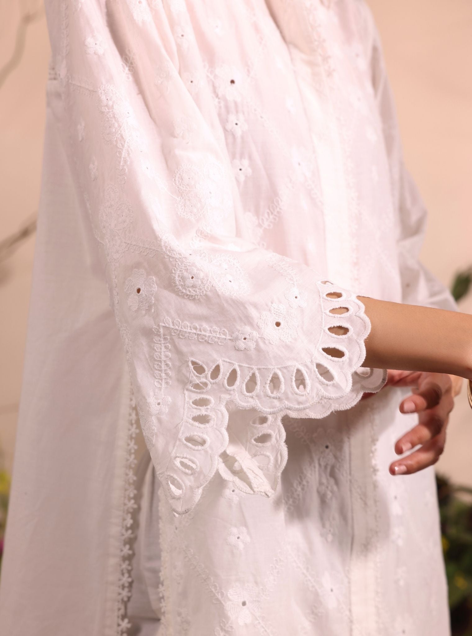 Magnus Supima Cotton White Co-ord Set