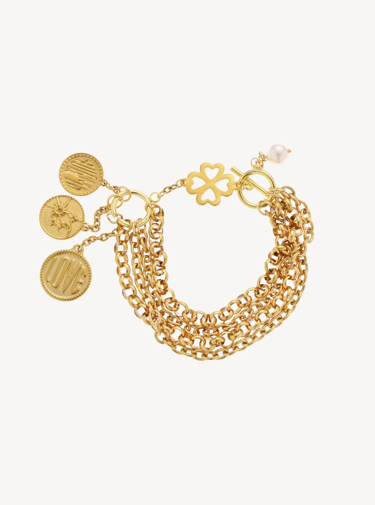 Coin Cascade Bracelet
