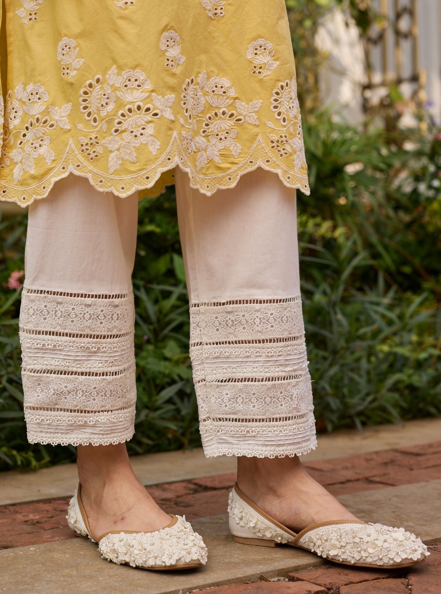 Avo Supima Cotton Yellow Kurta Set