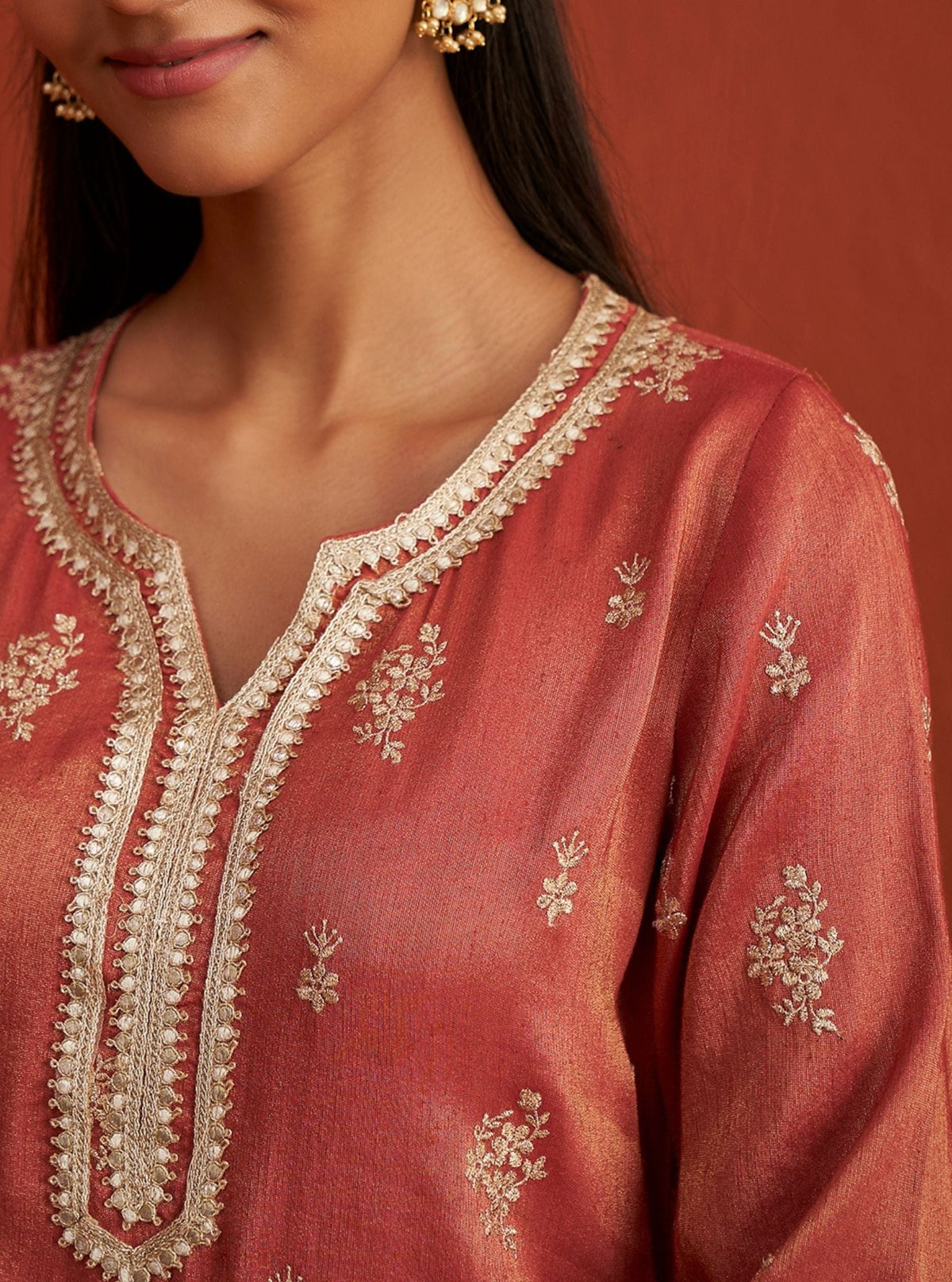 Mulmul HO Silk Vaari Pink Dupatta